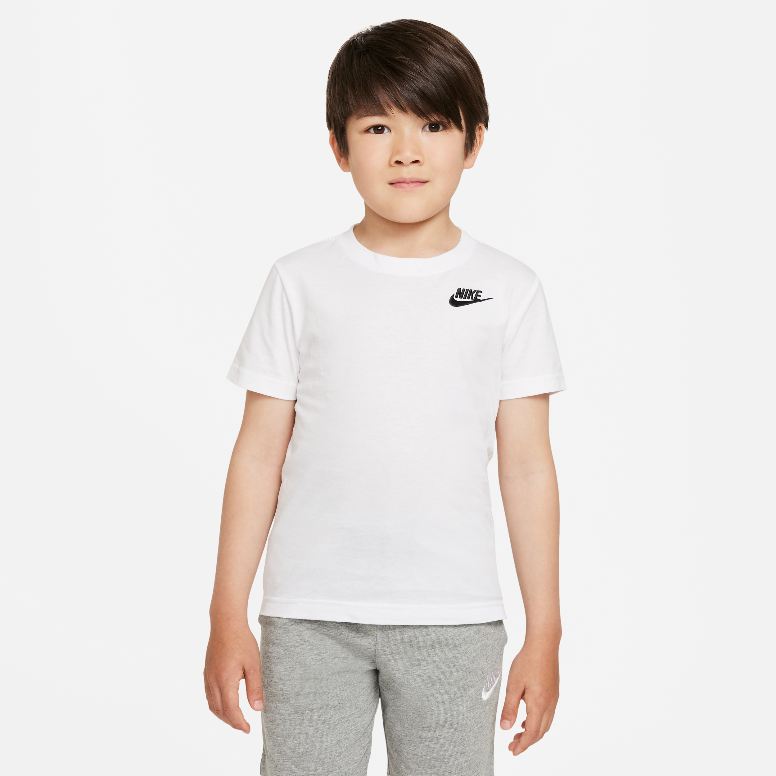 Nike Sportswear Little Kids' T-Shirt in White | 86C545-001