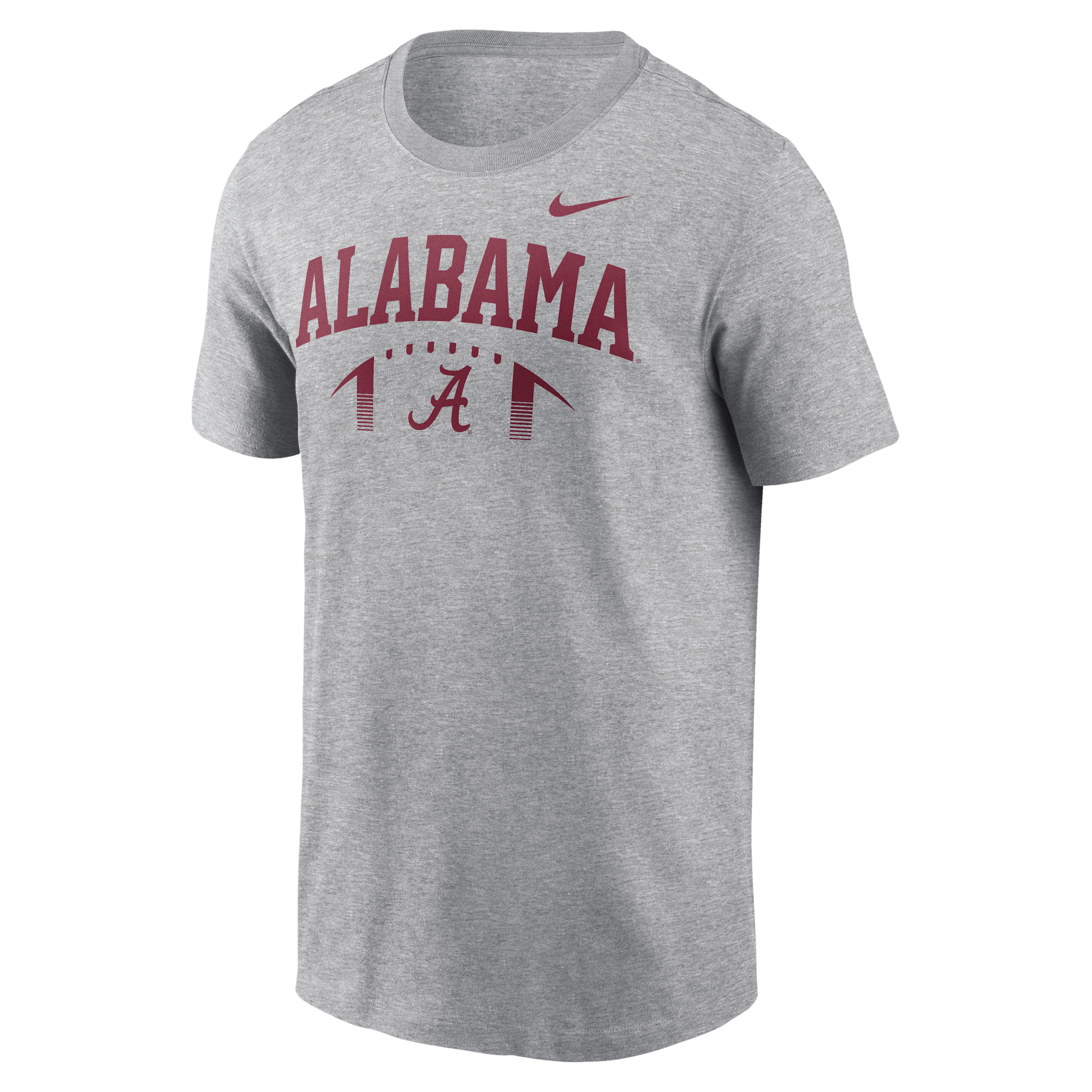 Nike Men's Heather Gray Alabama Crimson Tide Primetime Football Icon T-Shirt - Heather Gray
