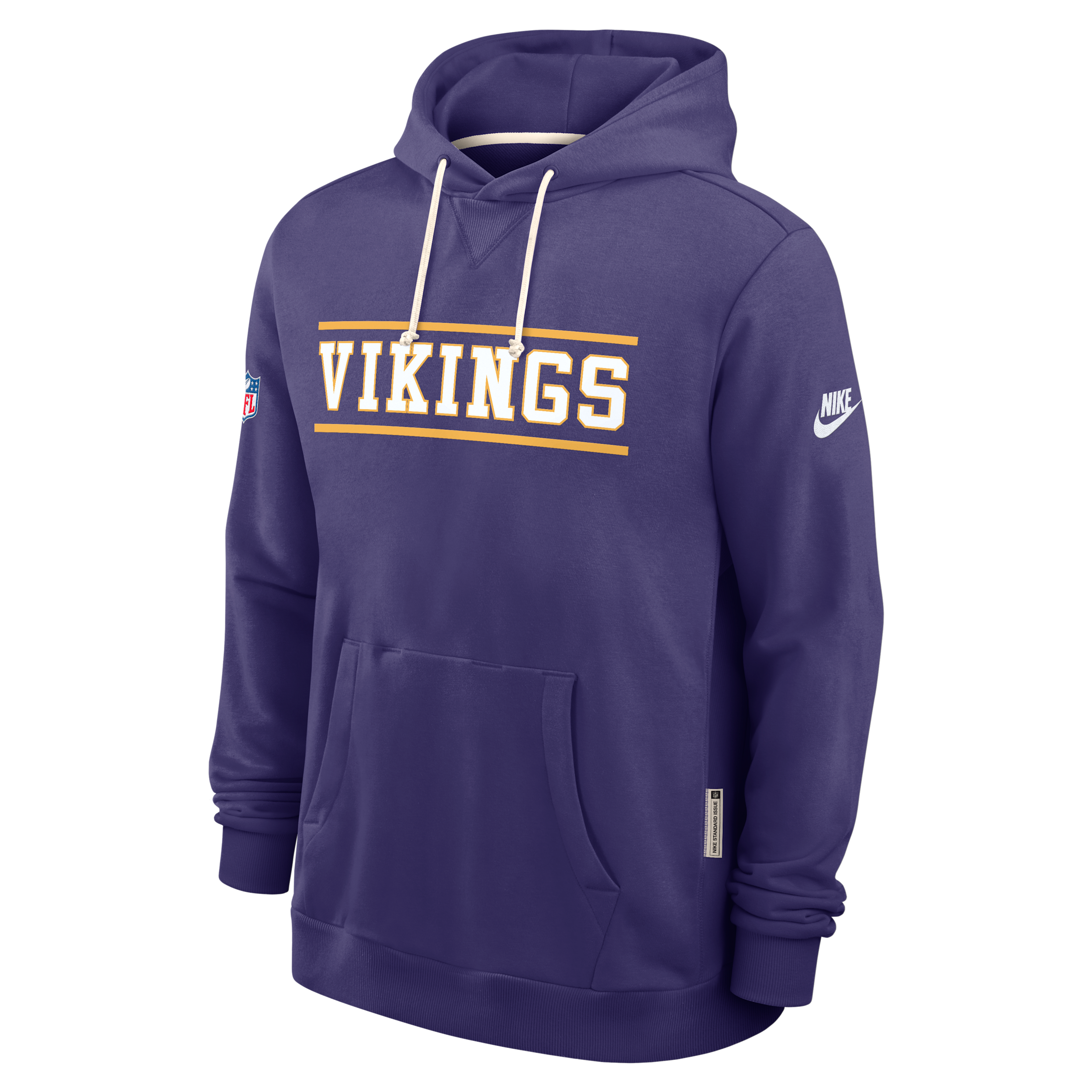 Minnesota Vikings Alt Standard Issue Nike Men's Dri-FIT NFL Pullover Hoodie in Purple | 03AZ52MQ9M-PT1