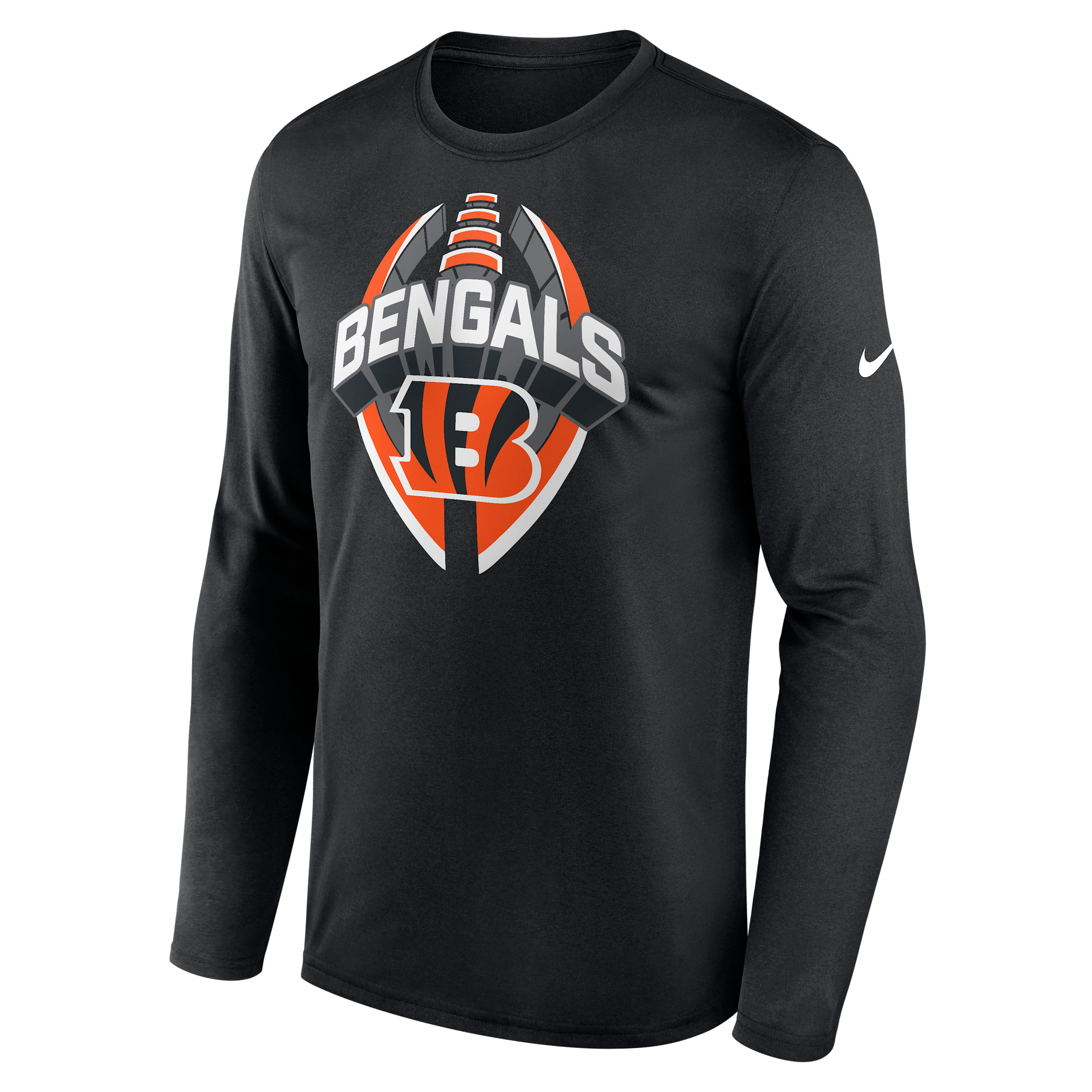 Nike Cincinnati Bengals Legend Icon  Men's Dri-fit Nfl Long-sleeve T-shirt In Black