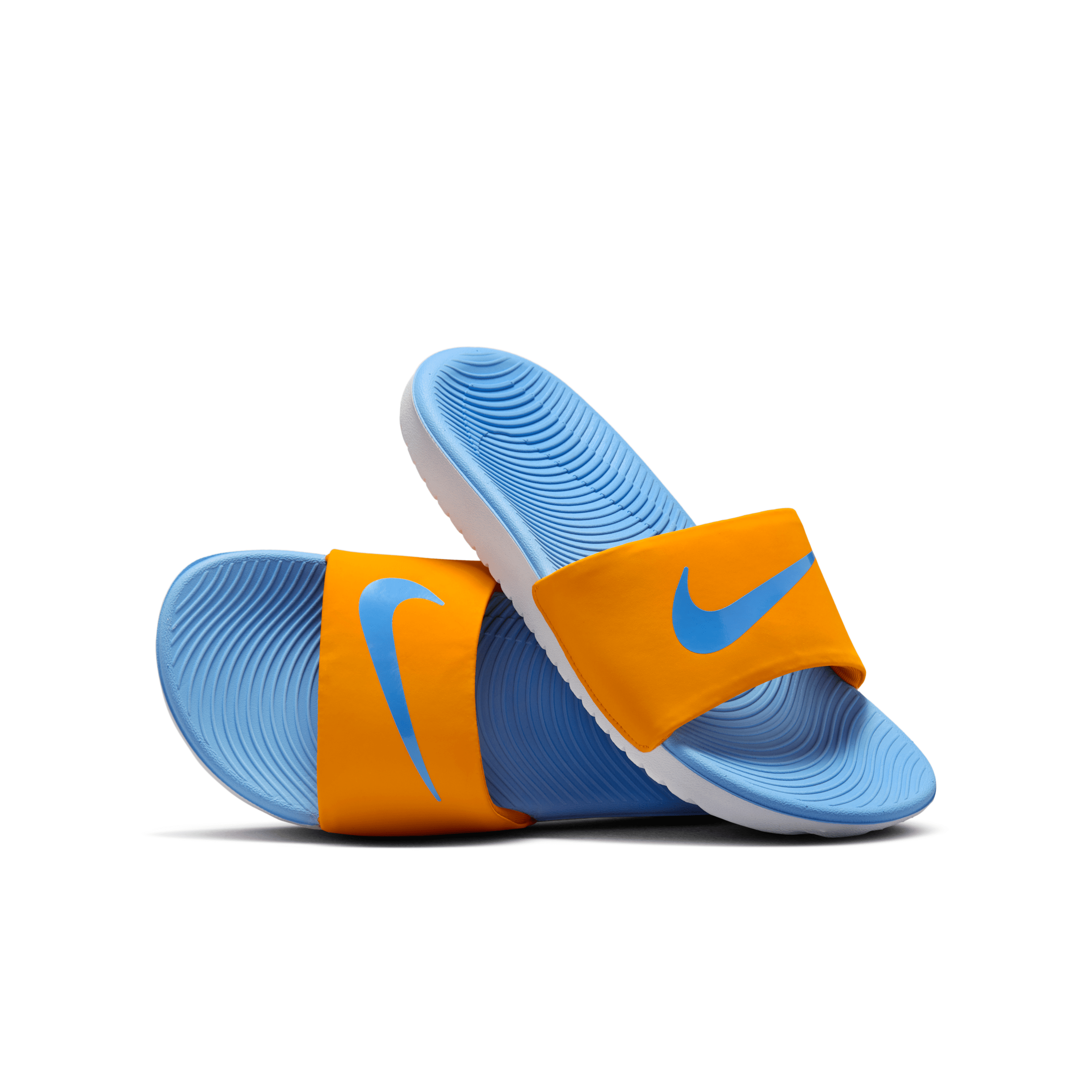 Nike Kawa Big Kids' Slides In Orange
