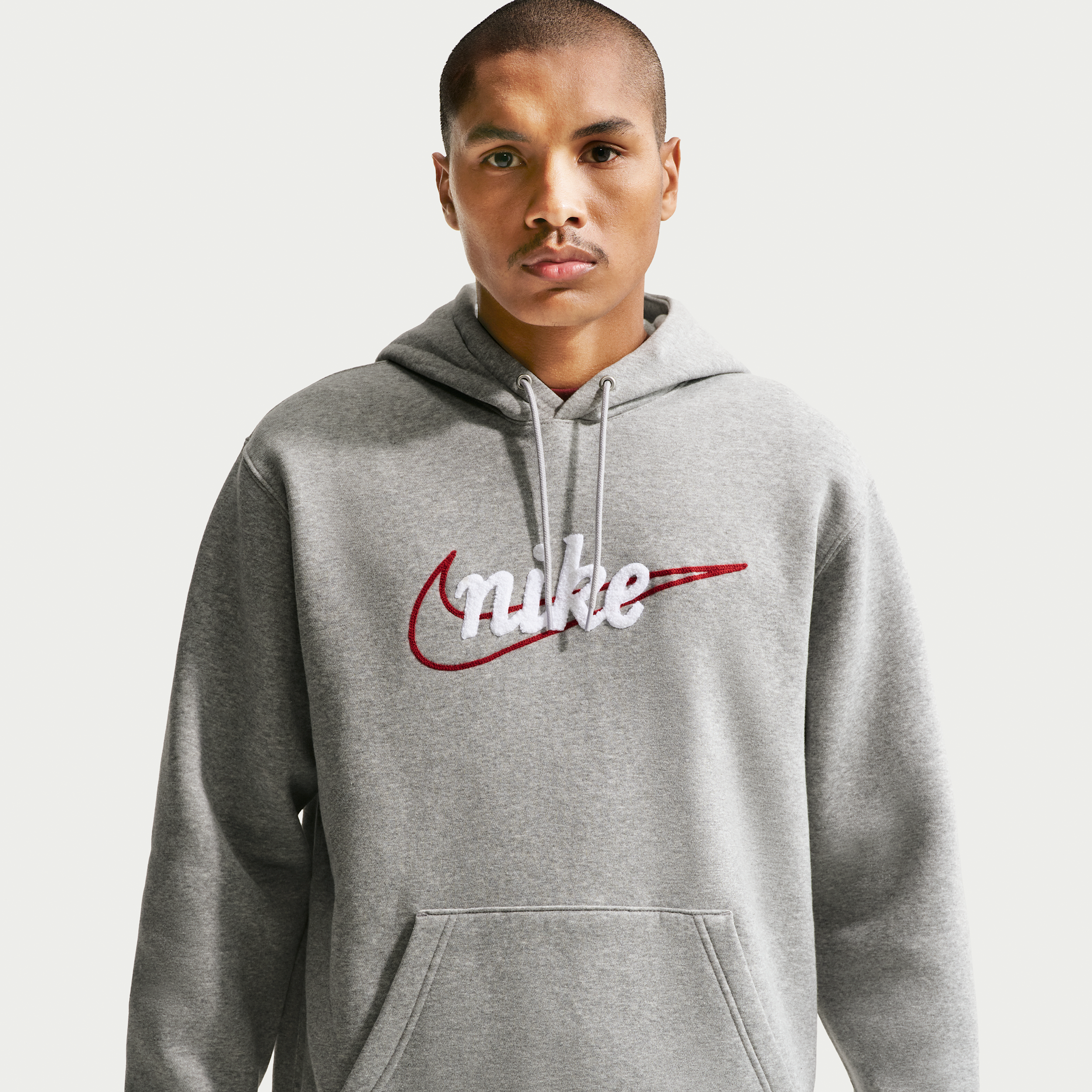 Men's Nike Sportswear Club Fleece Hoodie in Grey | IF0685-063