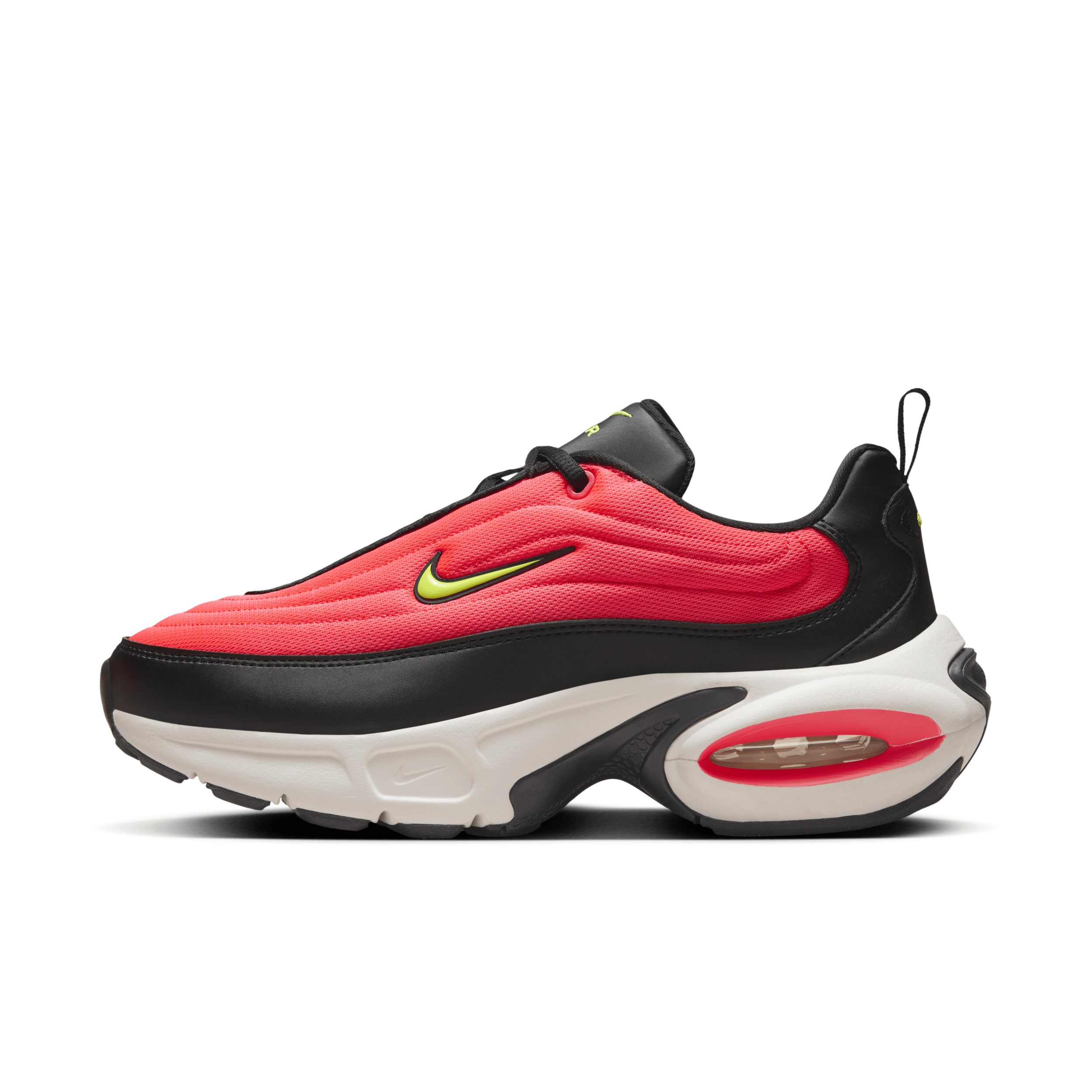 Nike Women's Low Shoe W Air Max Portal Black/volt/hot Punch/sail In Black