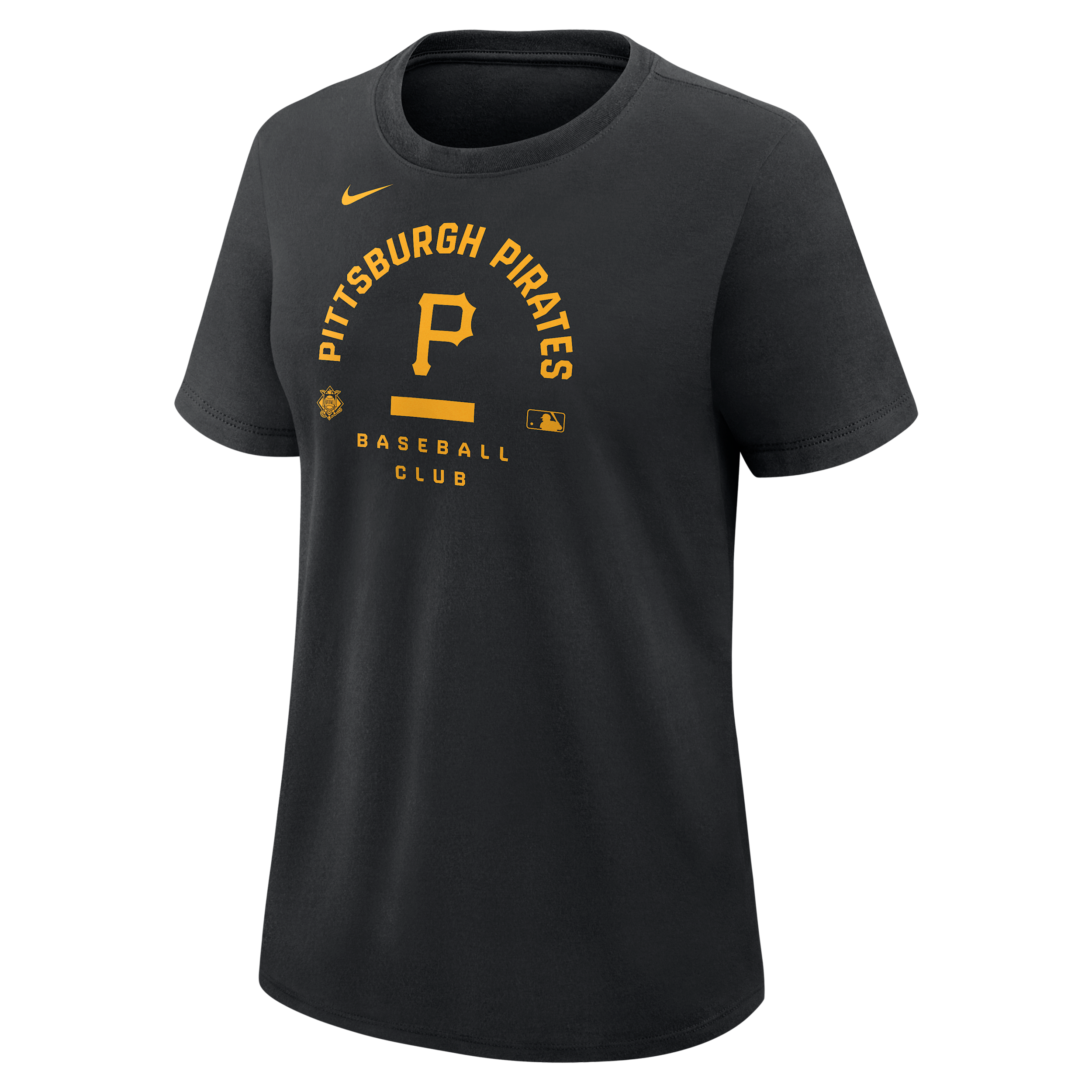 Pittsburgh Pirates Authentic Collection Early Work Nike Women's Dri-FIT MLB T-Shirt in Black | 03N800APTB-HXK