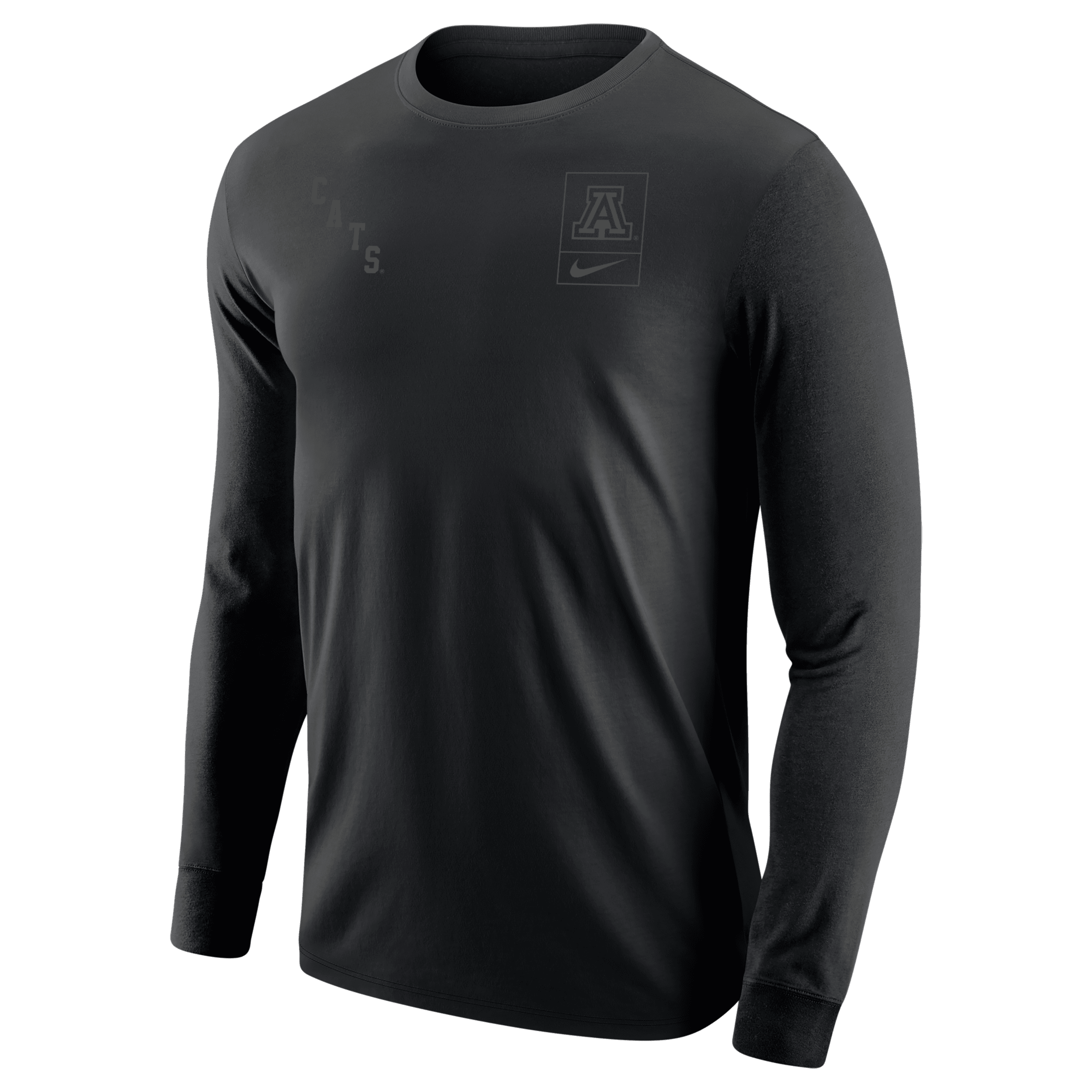 Nike Arizona Olive Pack  Men's College Long-sleeve T-shirt In Black