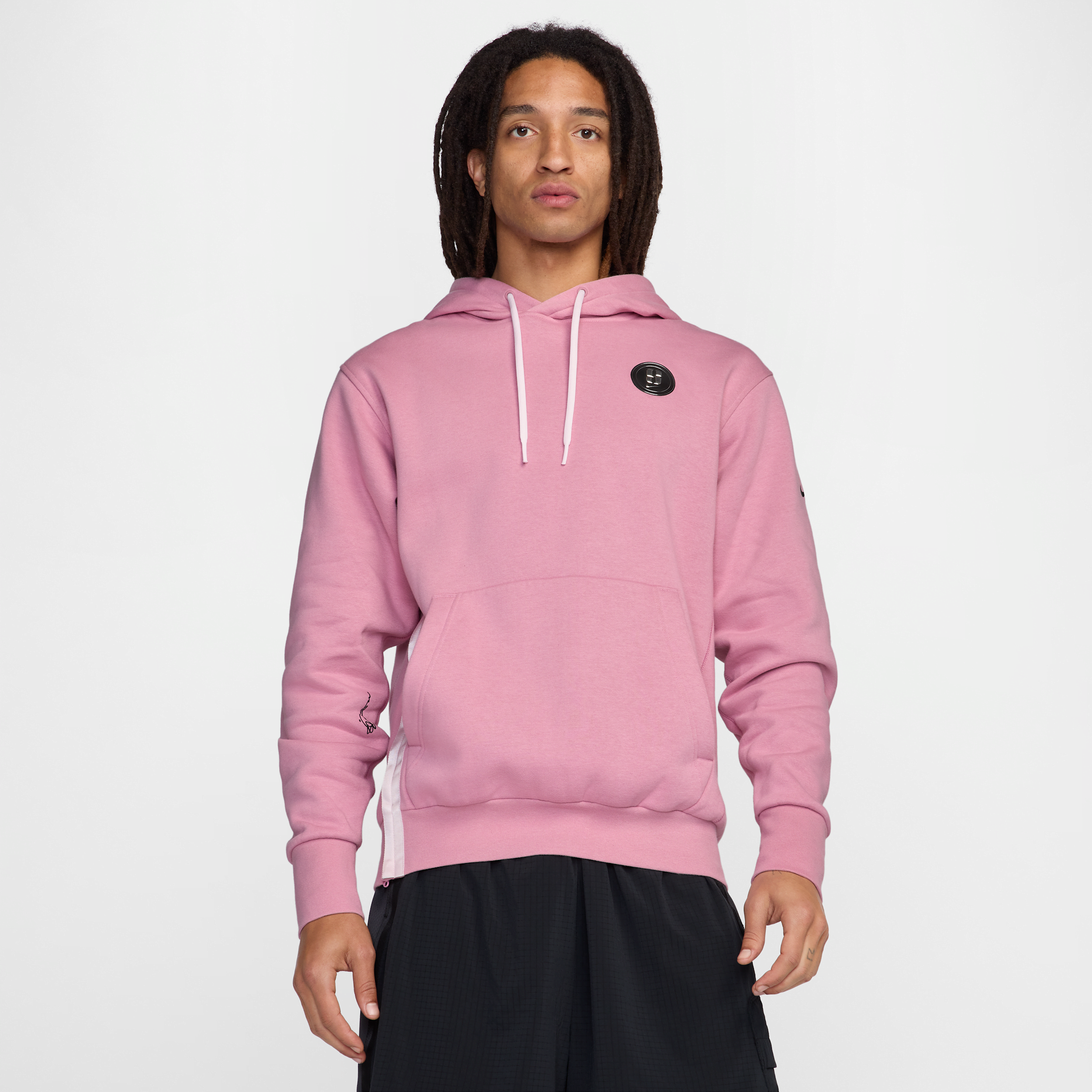 Nike Men's Sabrina Fleece Basketball Hoodie In Pink
