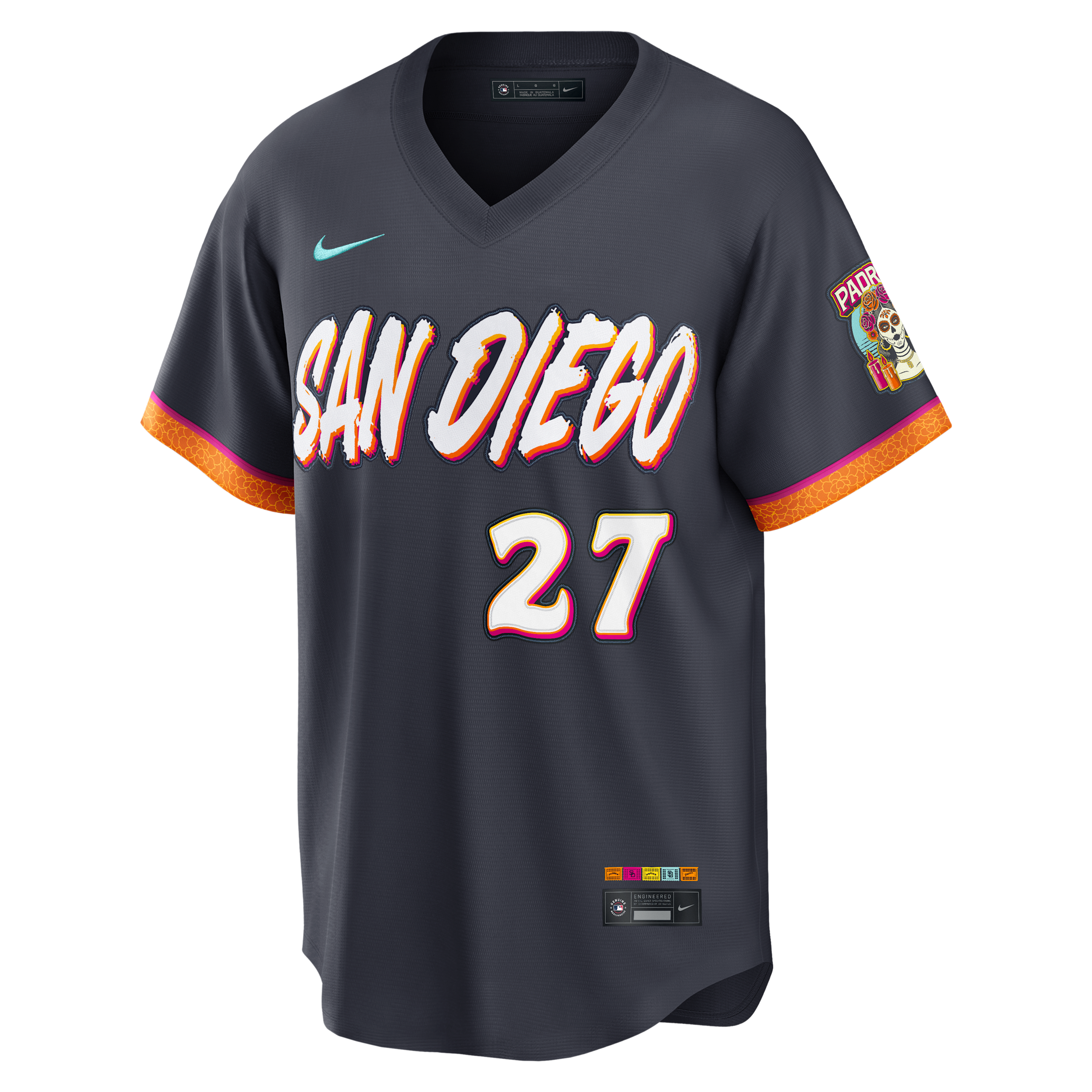 Nick Pivetta San Diego Padres City Connect Nike Men's MLB Stadium Jersey in Black | RE260H3HPY9-EKH