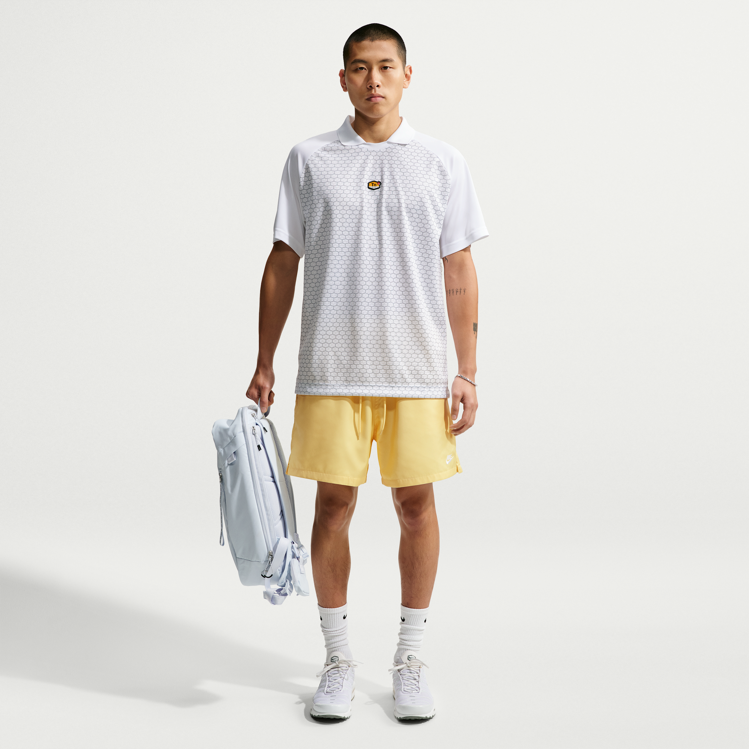 Nike Men's Club Woven Flow Shorts in Yellow | FN3307-722