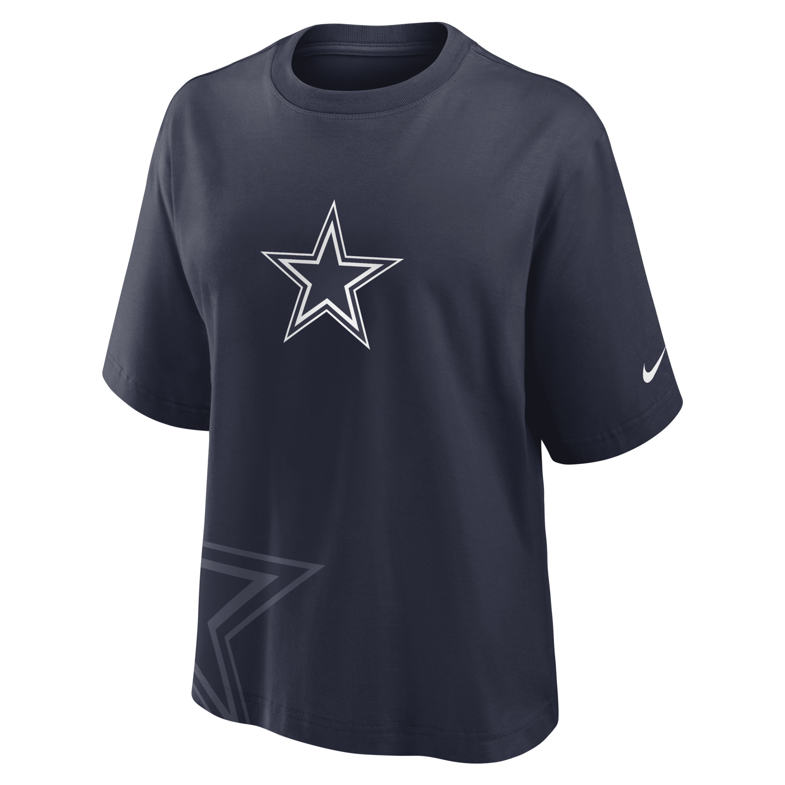 Nike Dallas Cowboys Boxy  Women's Nfl T-shirt In Blue