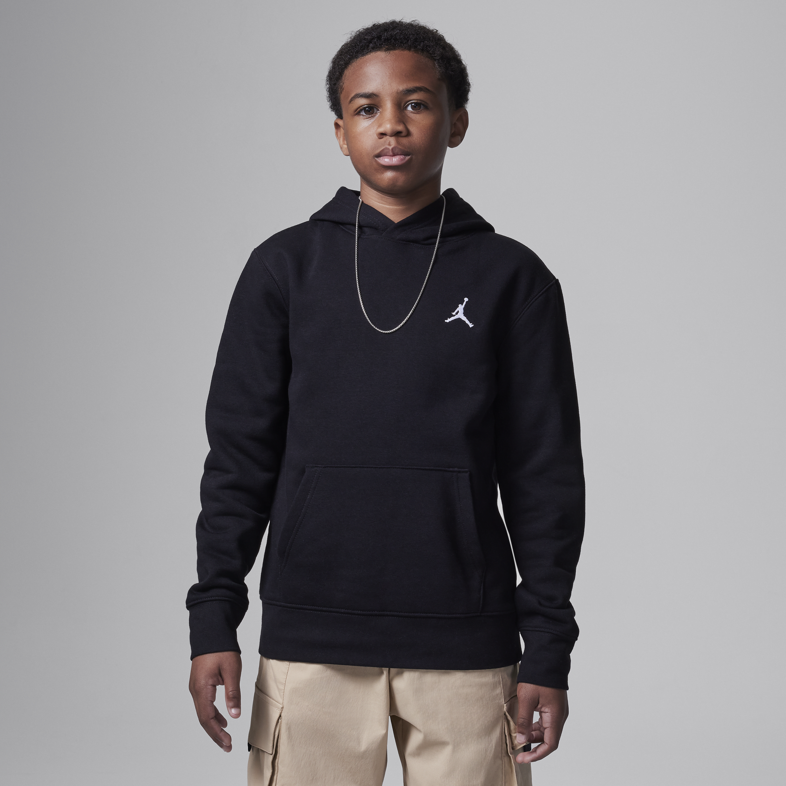 JORDAN BIG KIDS' BROOKLYN FLEECE PULLOVER HOODIE 1015699678