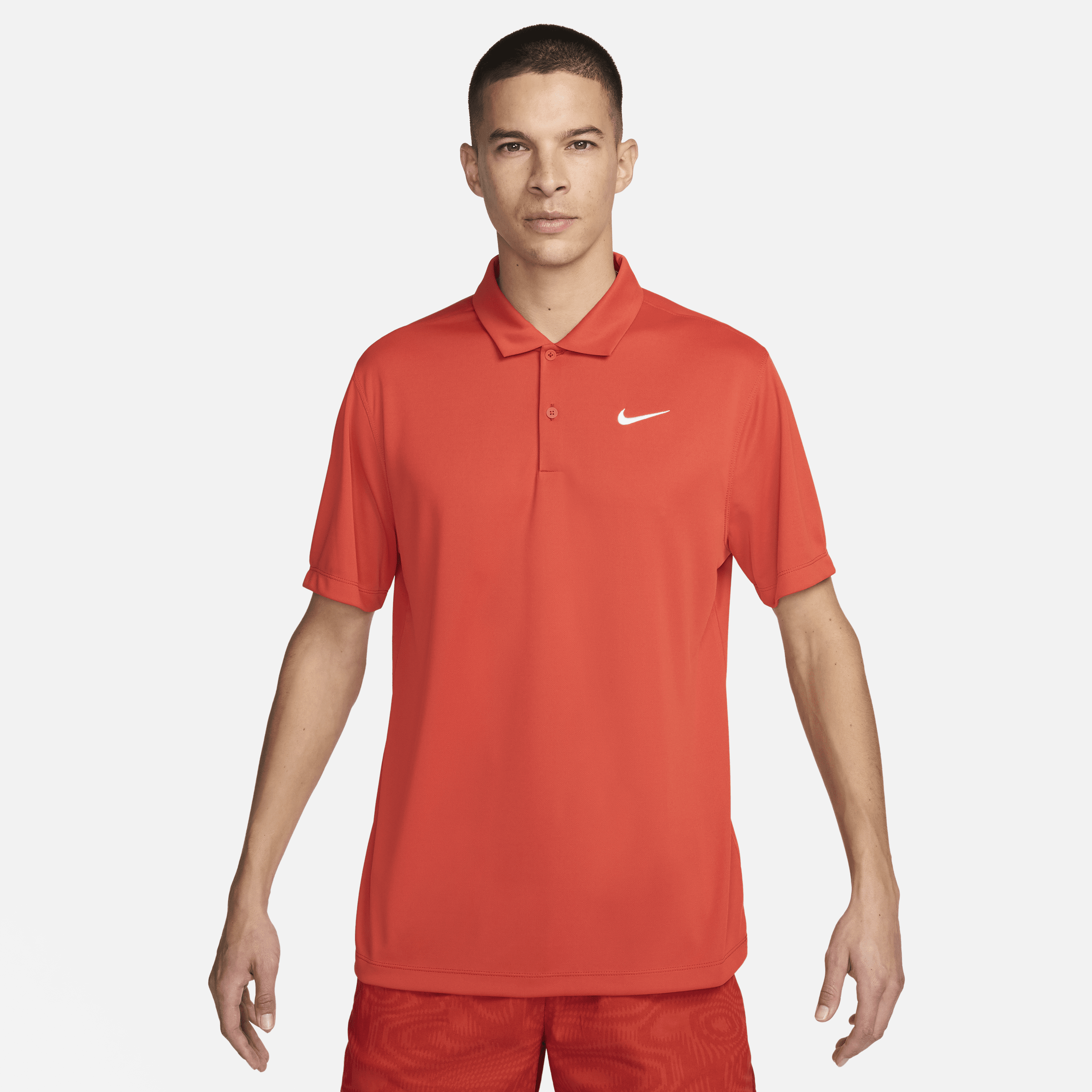 Nike Men's Court Dri-fit Tennis Polo In Orange