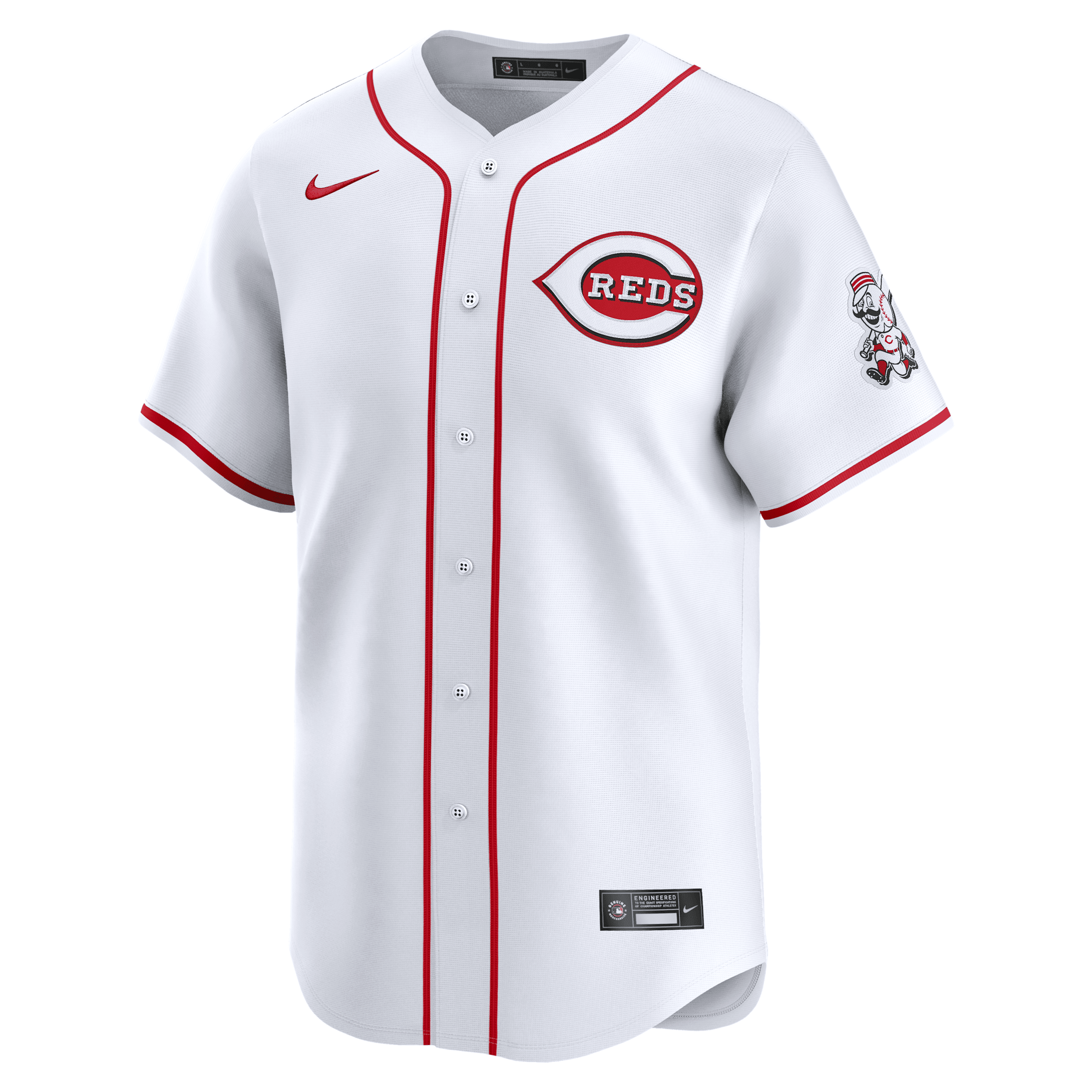 Cincinnati Reds Nike Men's Dri-FIT ADV MLB Limited Jersey in White | LM25REHORED-1U2