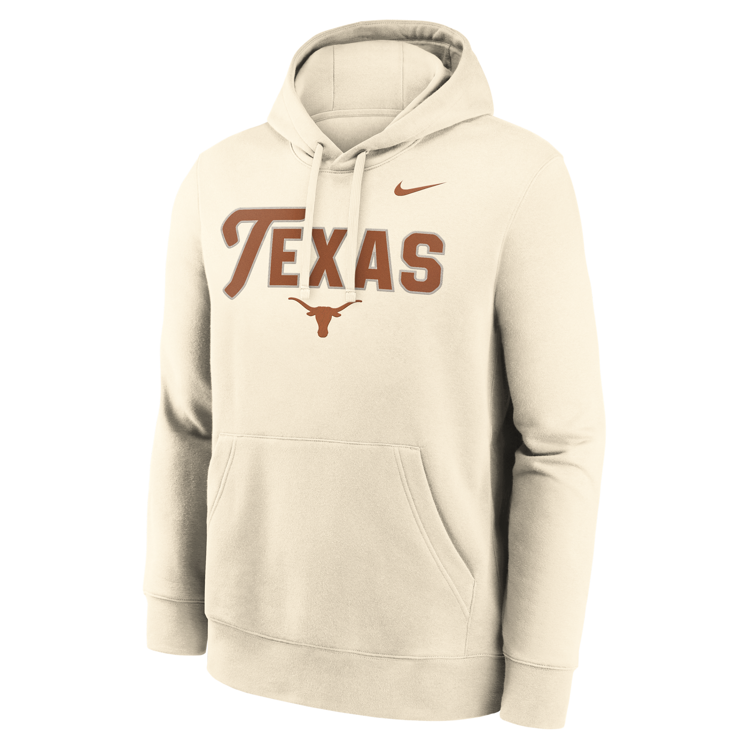 Texas Primetime Club Nike Men's College Pullover Hoodie in Brown | NKDK15ATXE-TTC