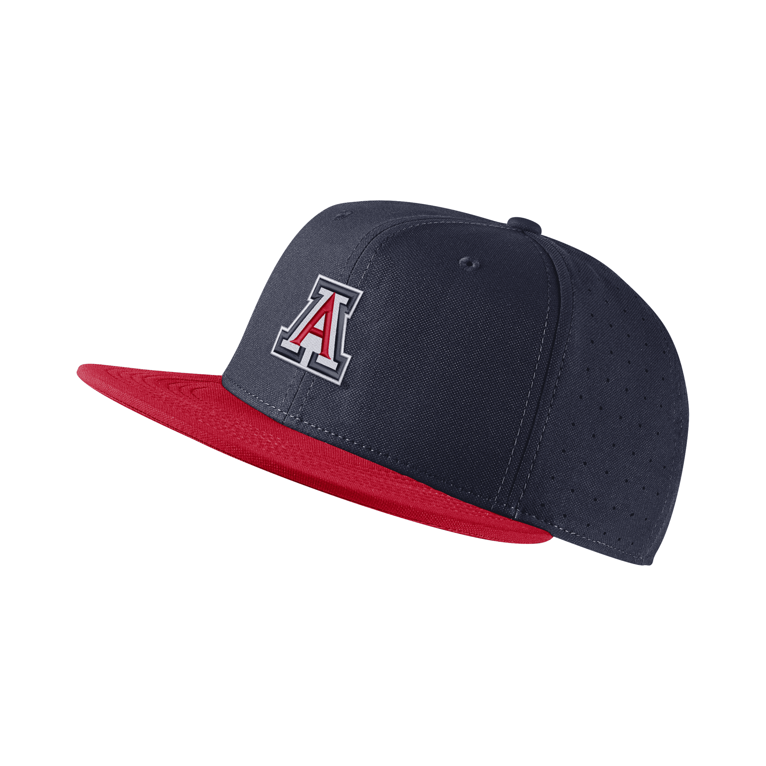 Nike Arizona  Unisex College Fitted Baseball Hat In Blue