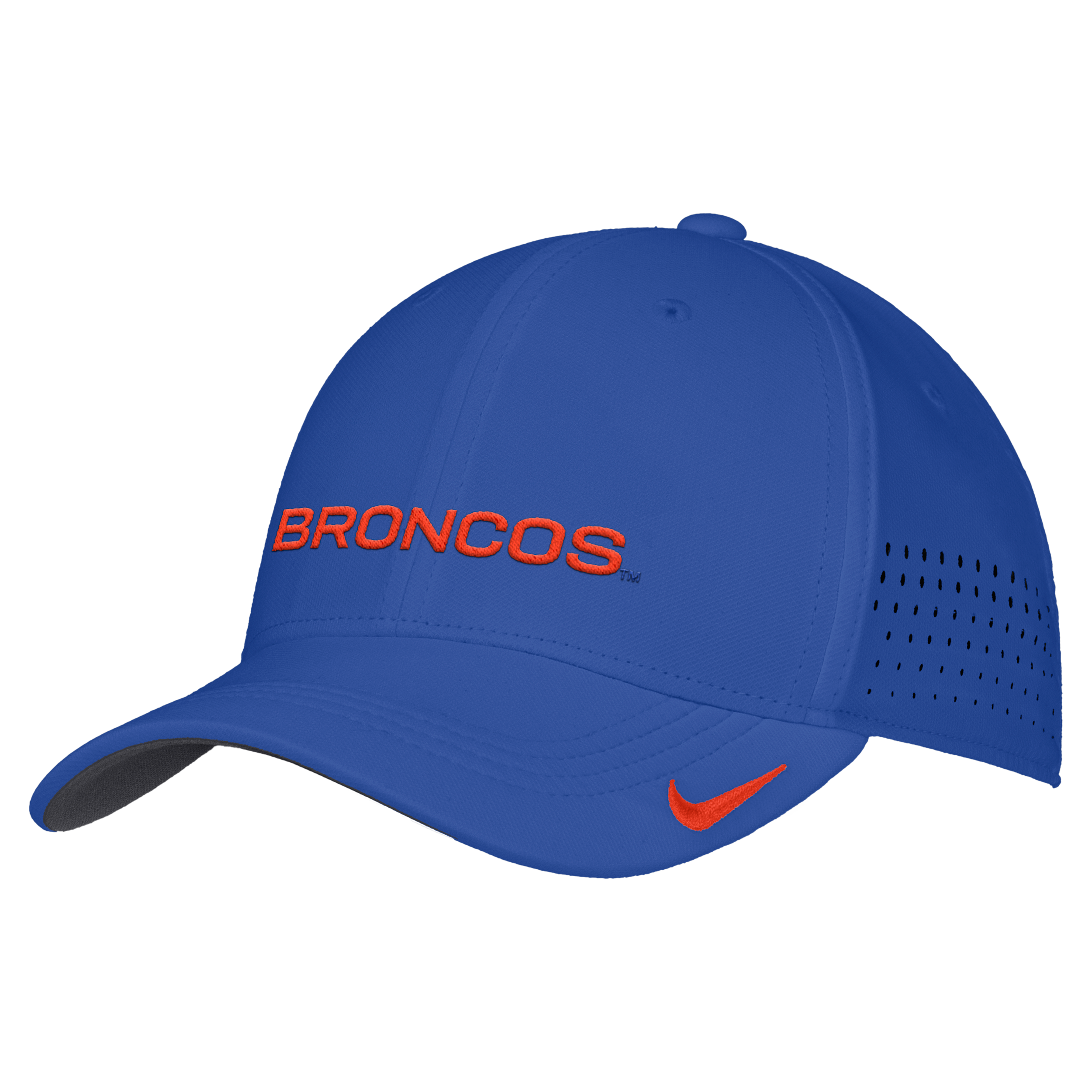 Nike Men's Royal Boise State Broncos 2026 On-Field AeroBill SwooshFlex Dri-fit Hat - Royal