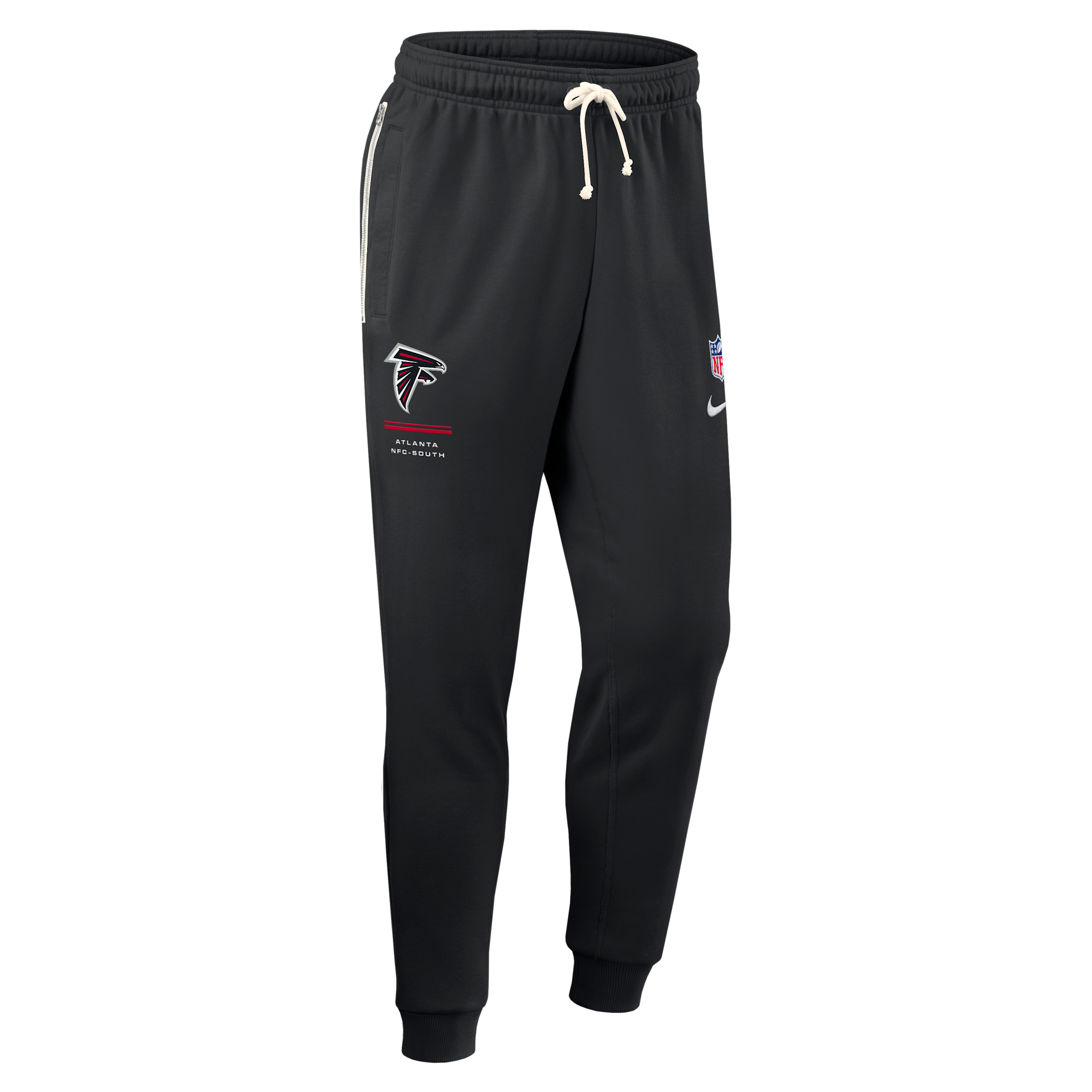 Atlanta Falcons Sideline Standard Issue Nike Men's Dri-FIT NFL Taper Pants in Black | 03B000A96-HBY