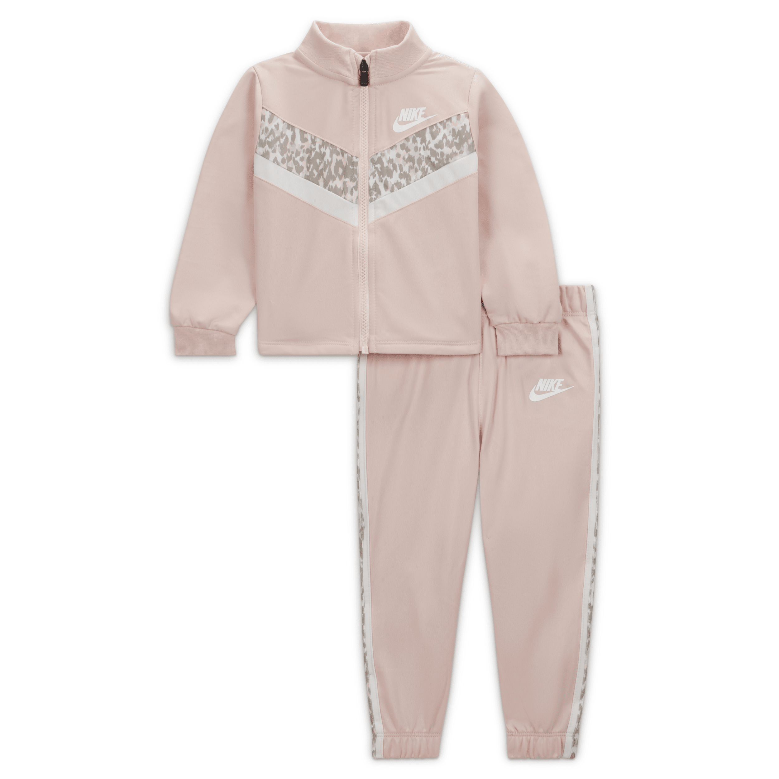 NIKE LEOPARD TRICOT SET BABY TRACKSUIT,1015555369