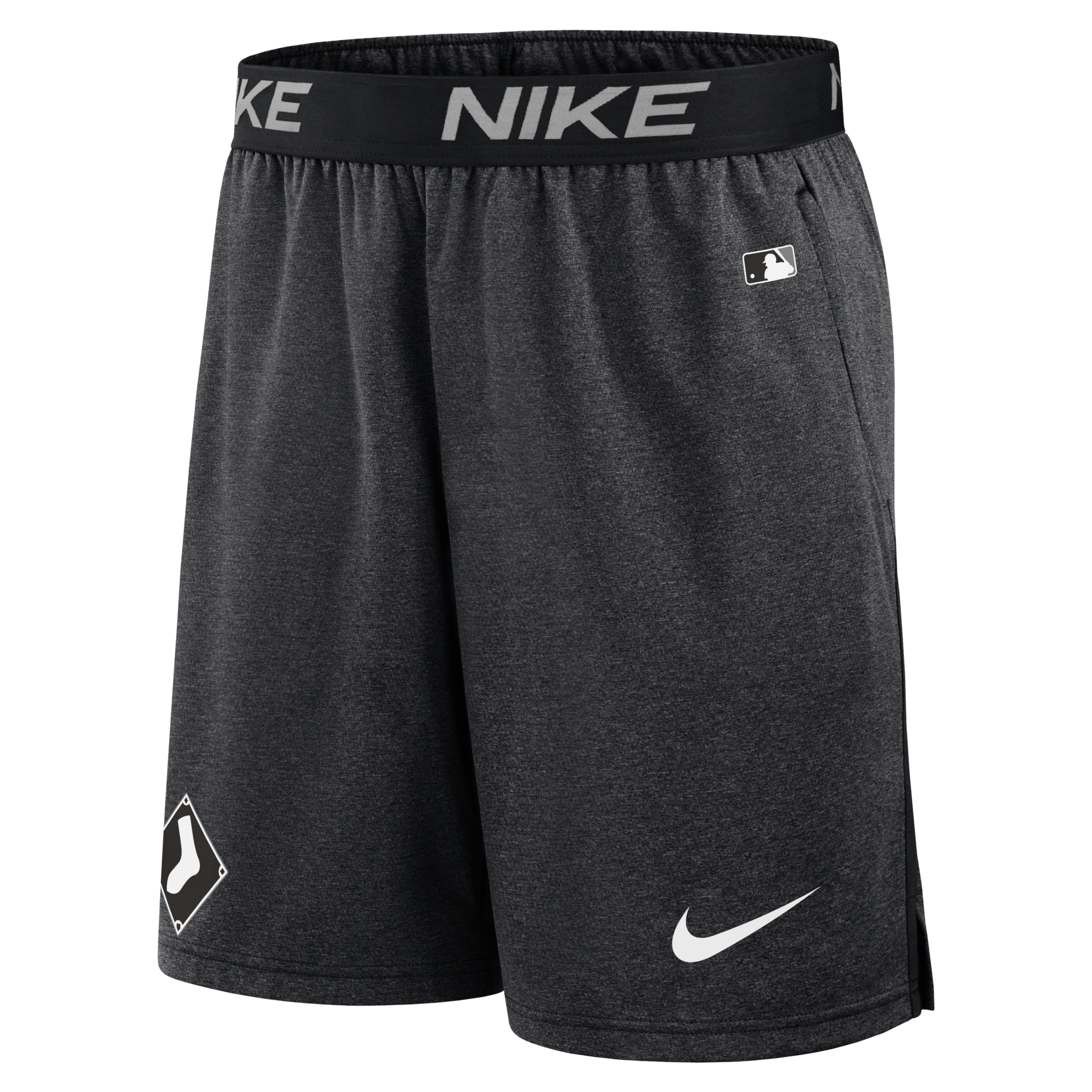 Nike Men's Black Chicago White Sox City Connect Performance Practice Shorts In Black