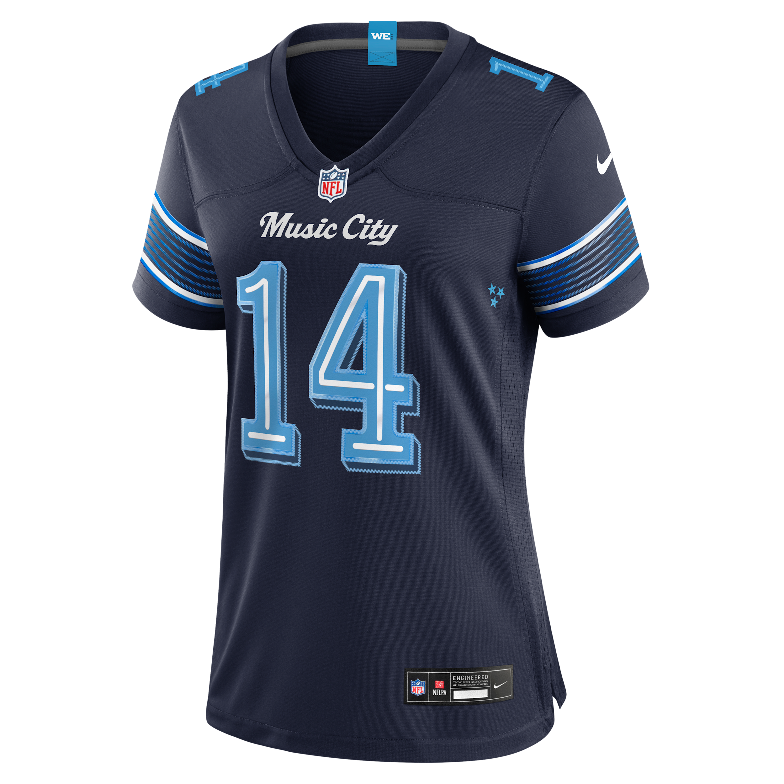 Carnell Tate Tennessee Titans Rivalries Collection Nike Women's NFL Game Jersey in Blue | 67NW0JFO9VF-RE1