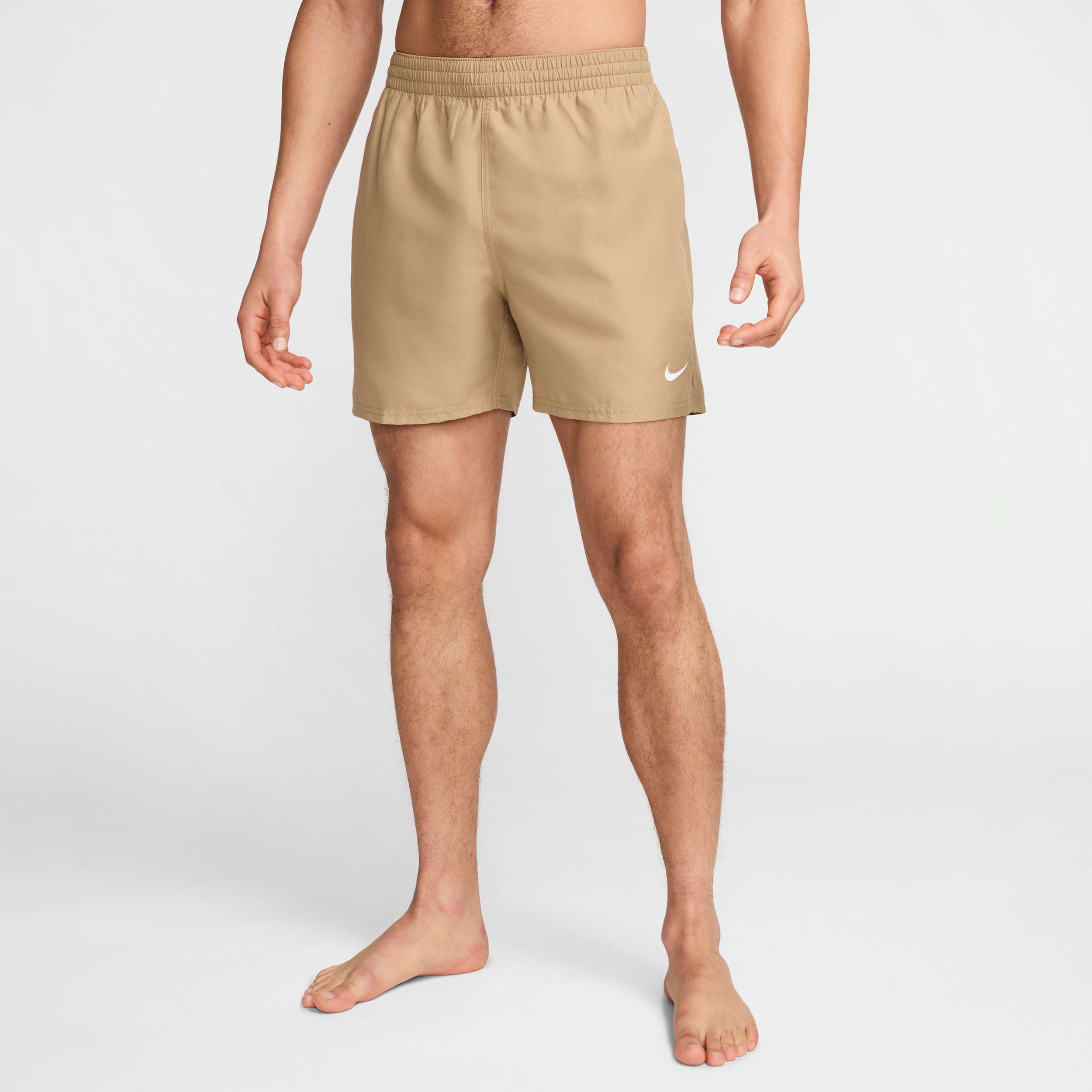 Nike Men's Swim Breaker 5" Brief-lined Volley Shorts In Brown