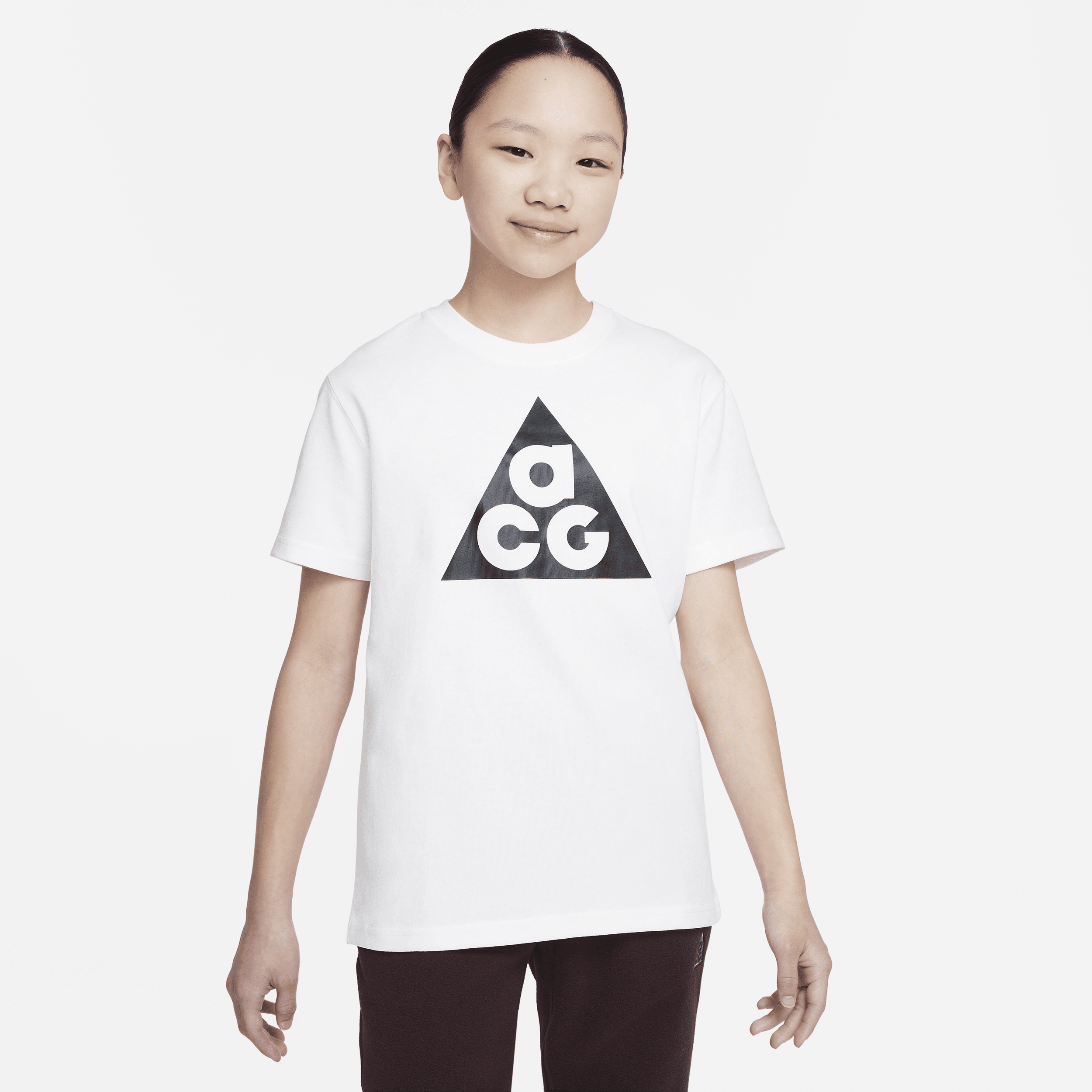 Nike Kids White 'acg' Big Kids T-shirt