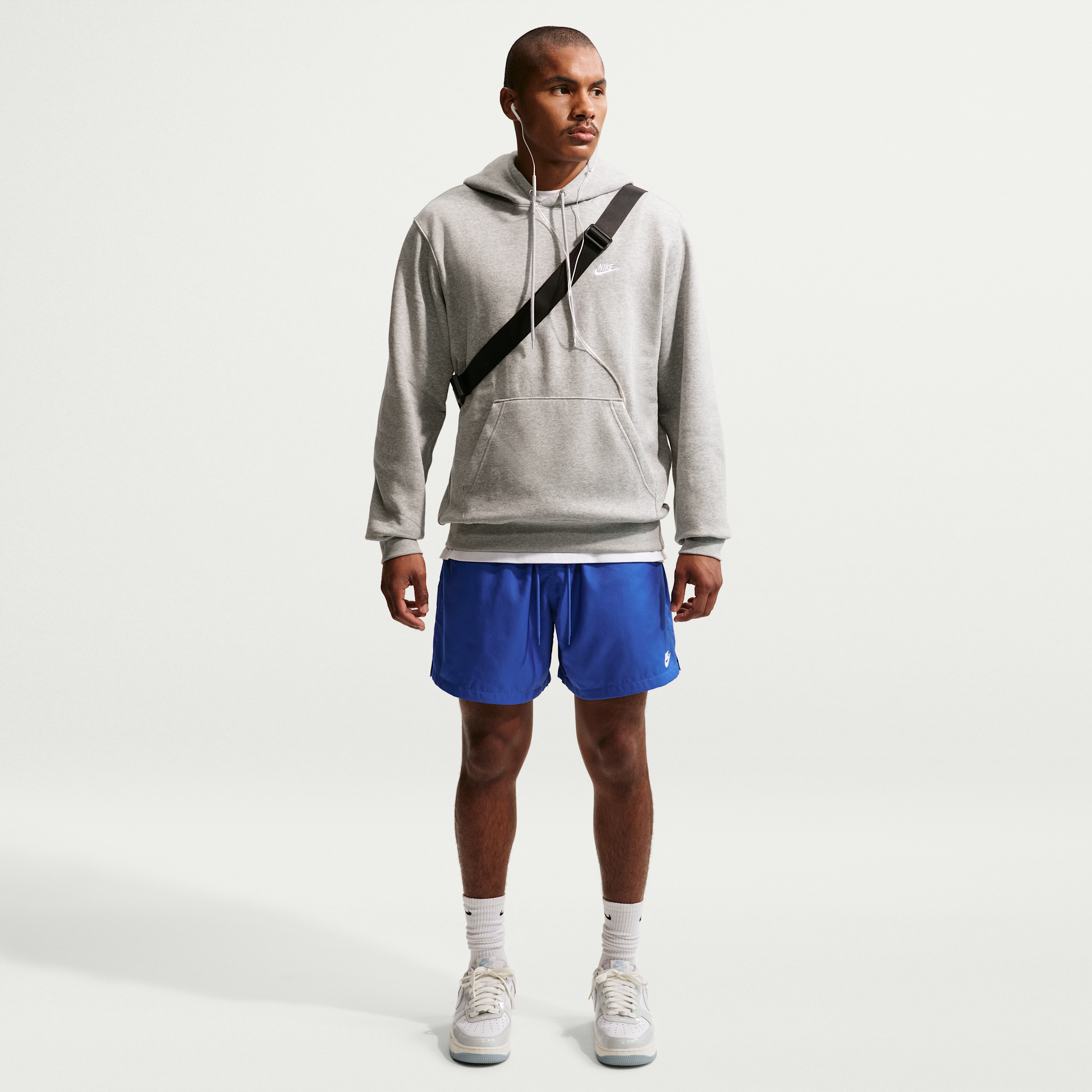 Nike Men's Club Woven Flow Shorts in Blue | FN3307-480
