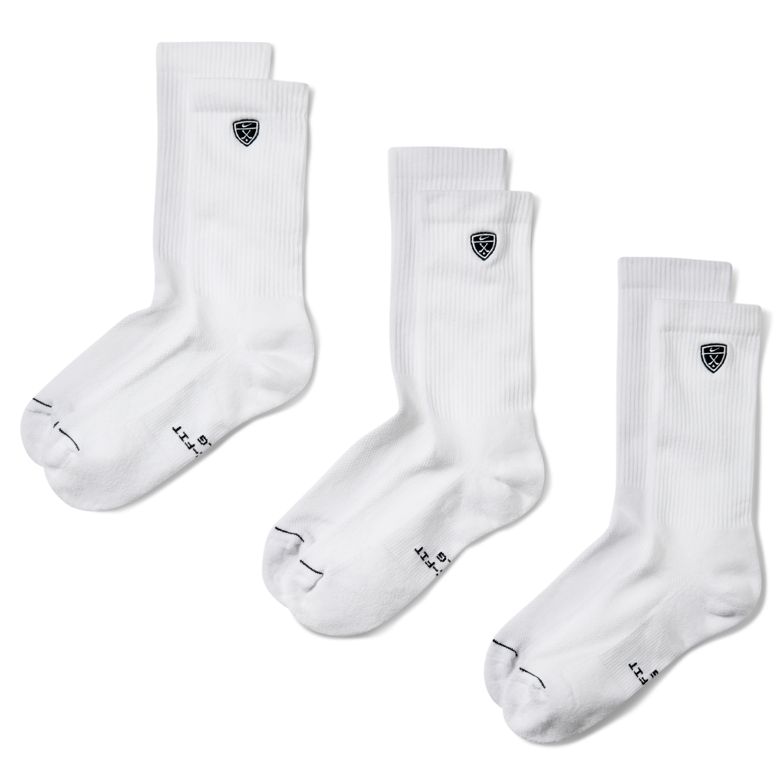 Nike Unisex Everyday Elevated Golf Crew Socks (3 Pairs) in Multicolor | IH8636-901