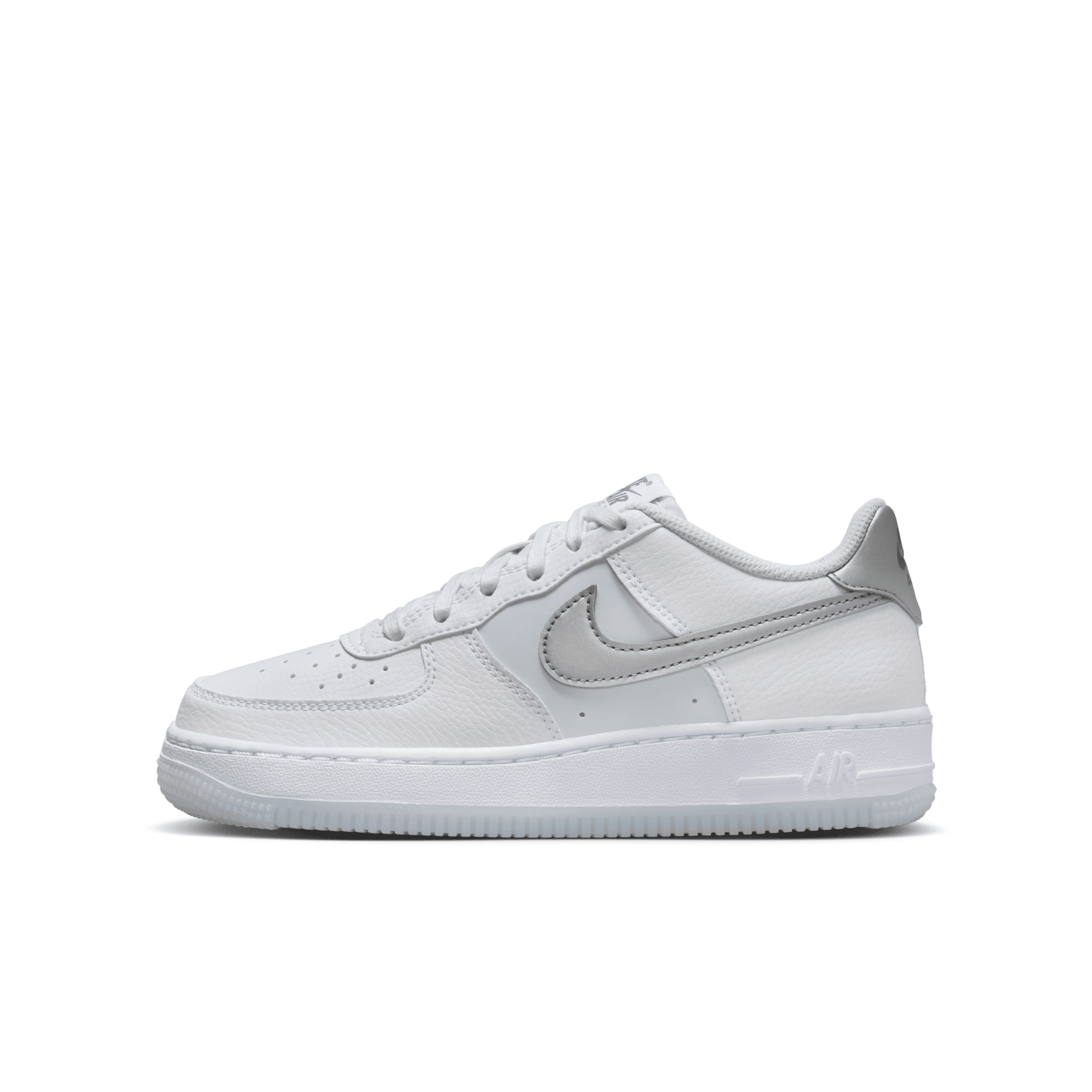 Shop Nike Air Force 1 Big Kids' Shoes In White