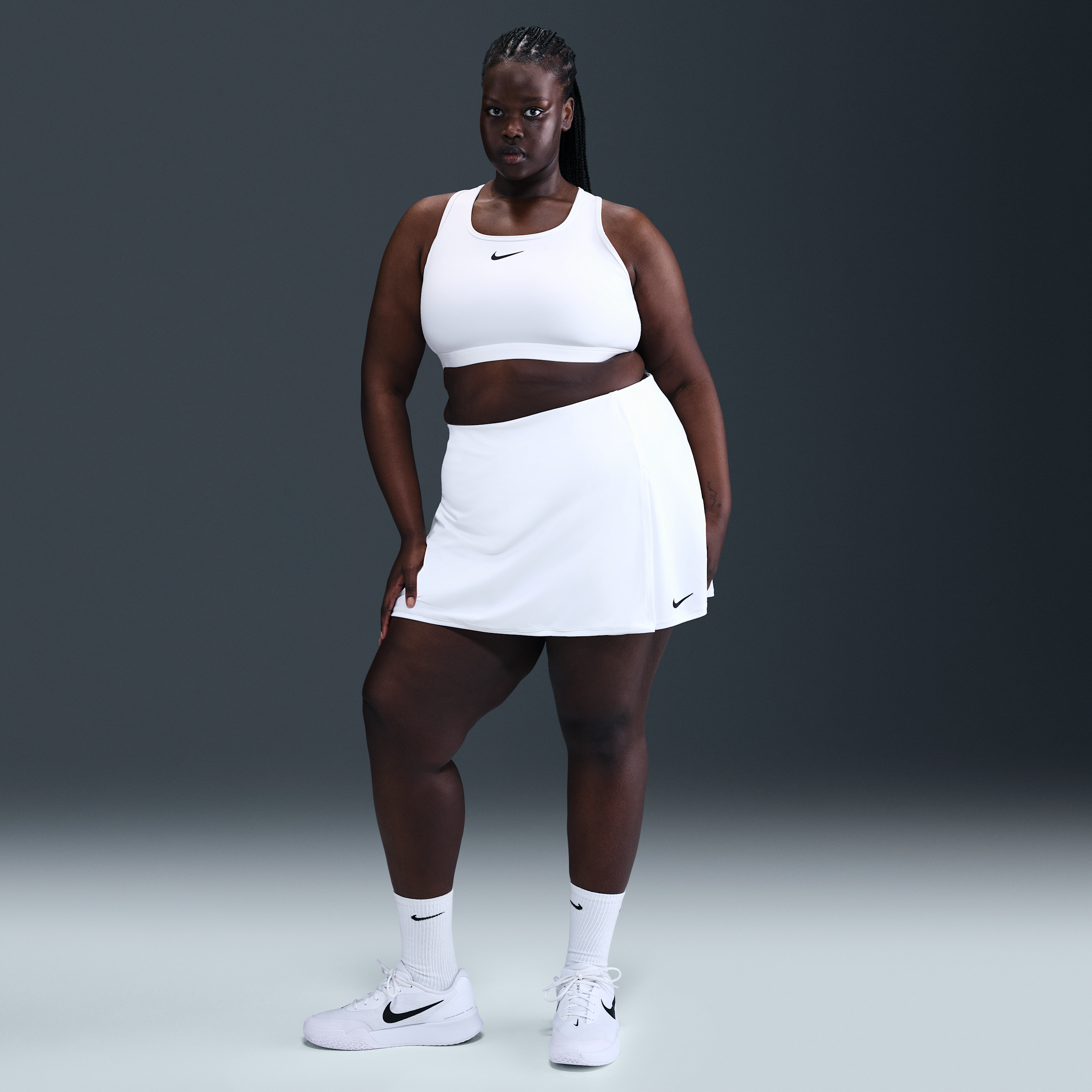 Nike Women's Victory Dri-fit Straight Tennis Skirt (plus Size)