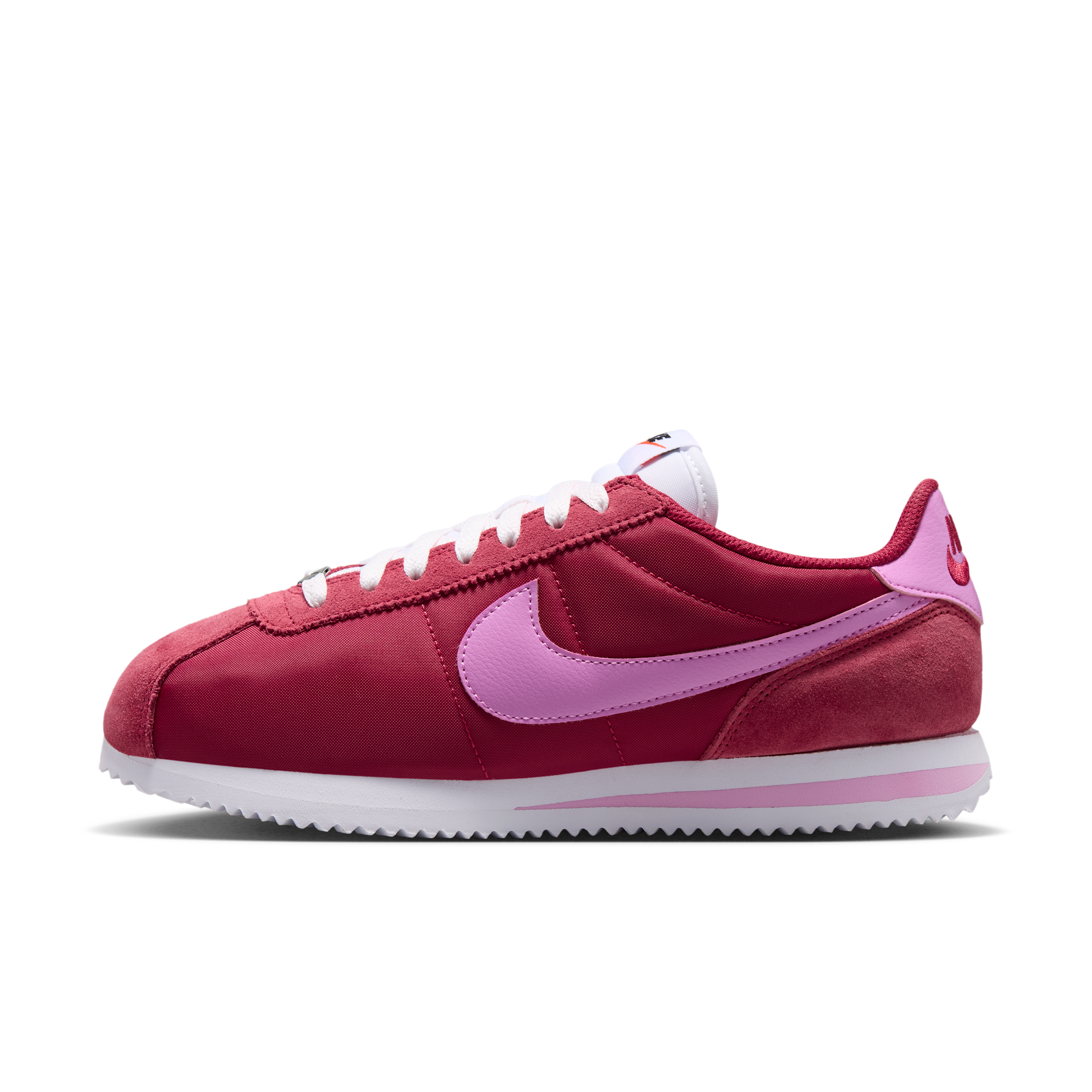 Nike Women's Cortez Textile Shoes in Red | DZ2795-610