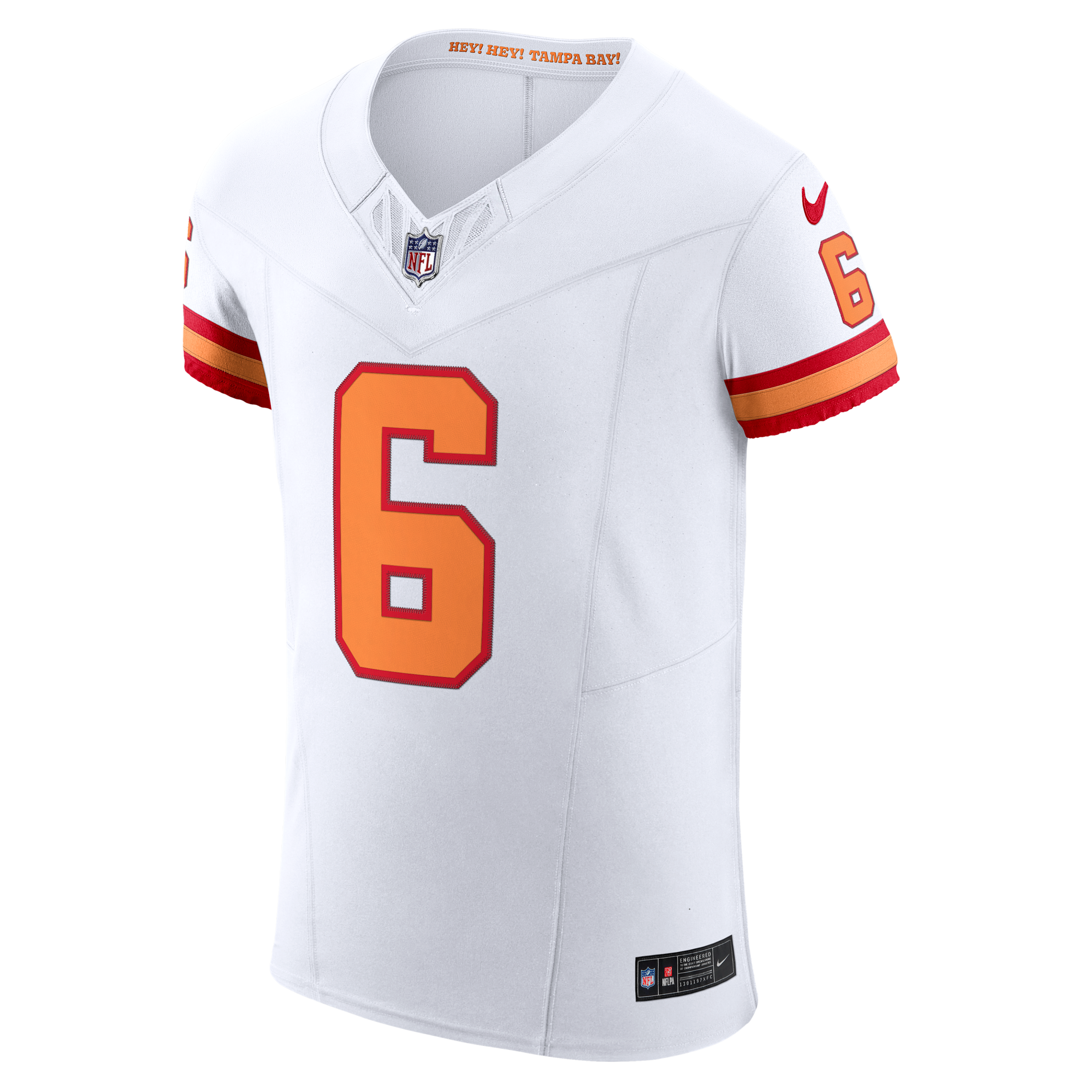 Nike Men's Baker Mayfield White Tampa Bay Buccaneers The '76 Jersey Vapor F.u.s.e. Elite Jersey - White