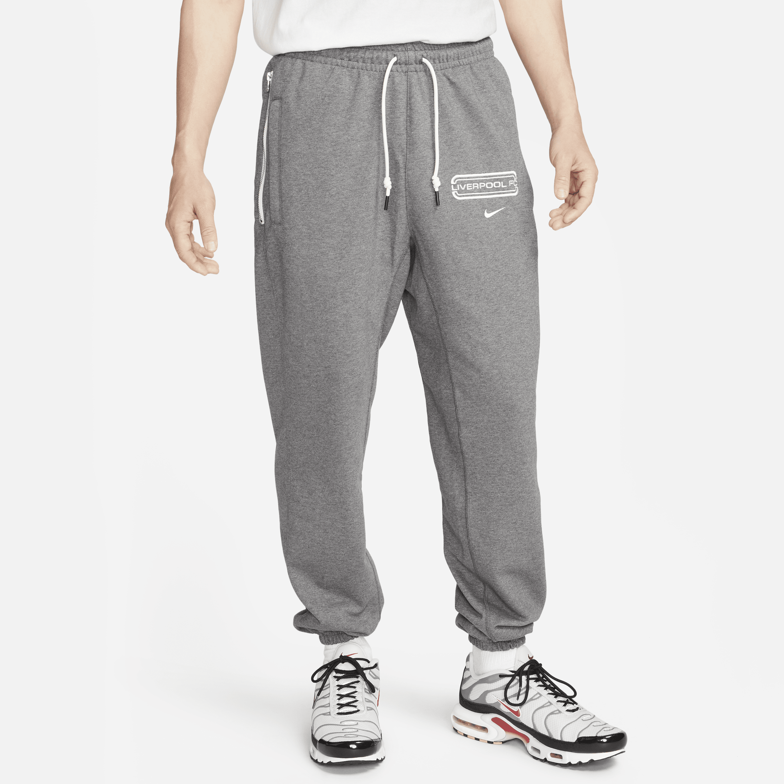 Shop Nike Liverpool Fc Standard Issue  Men's Soccer Pants In Grey