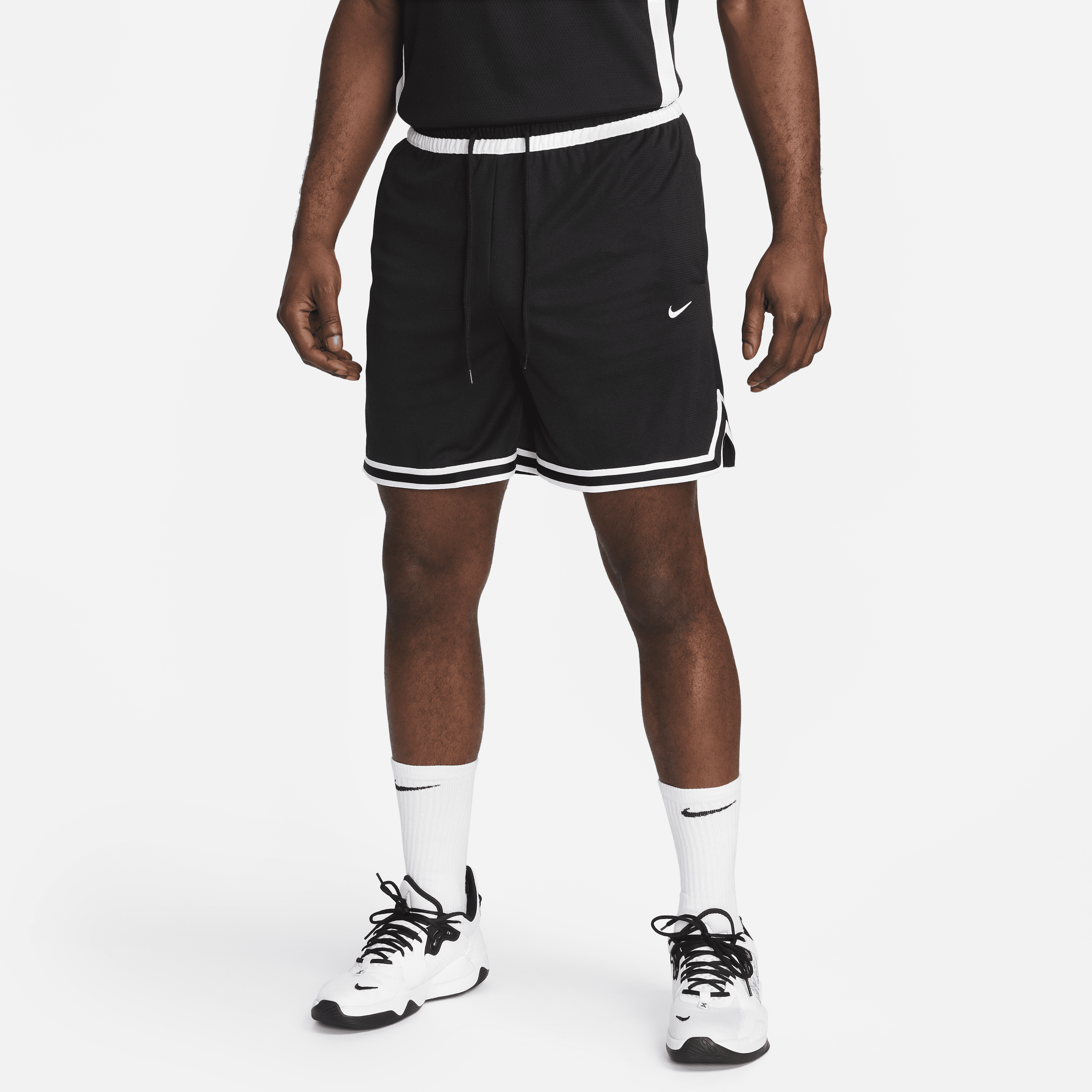 Nike Men's Dri-fit Dna 6" Basketball Shorts In Black