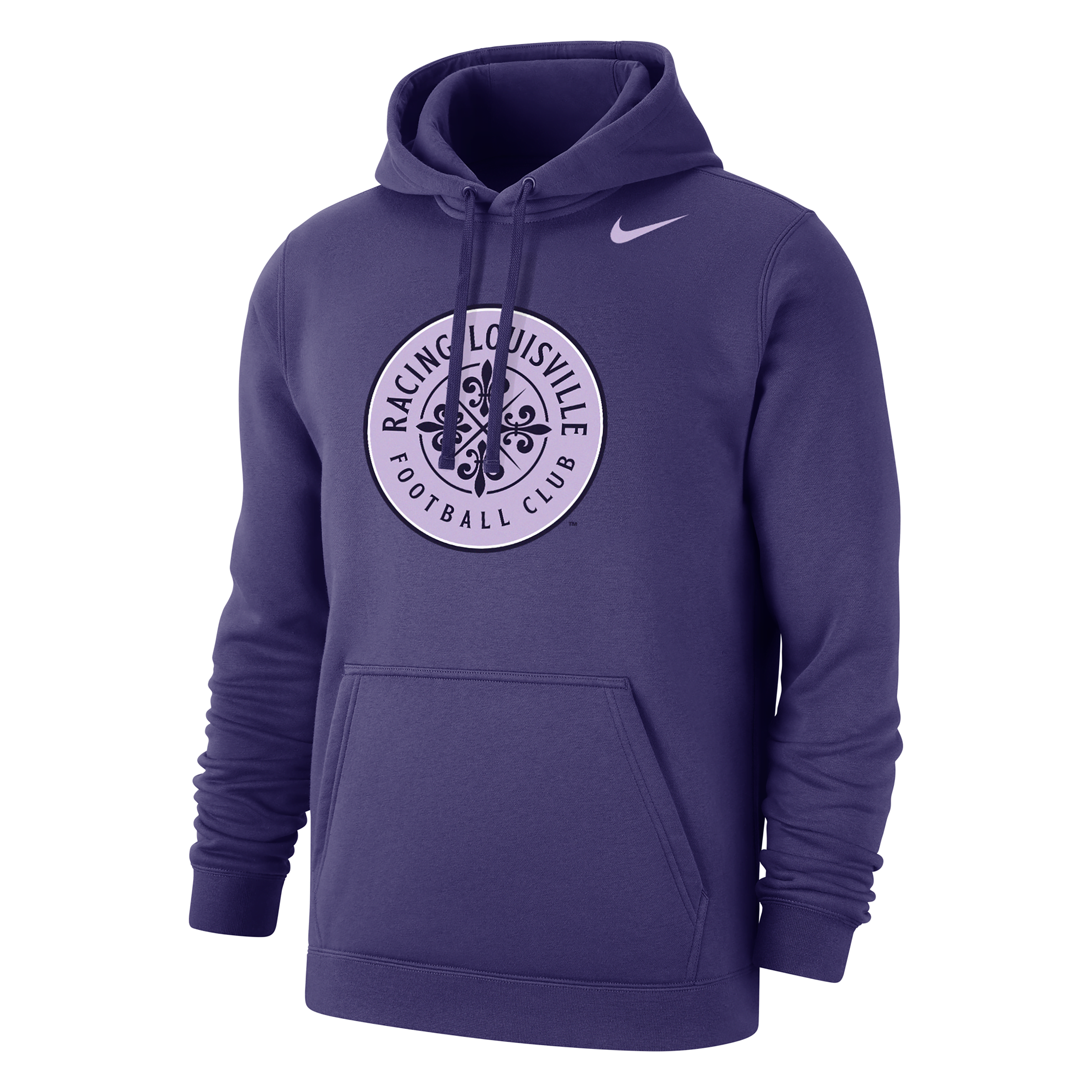 Nike Racing Louisville Club Fleece  Men's Soccer Hoodie In Purple