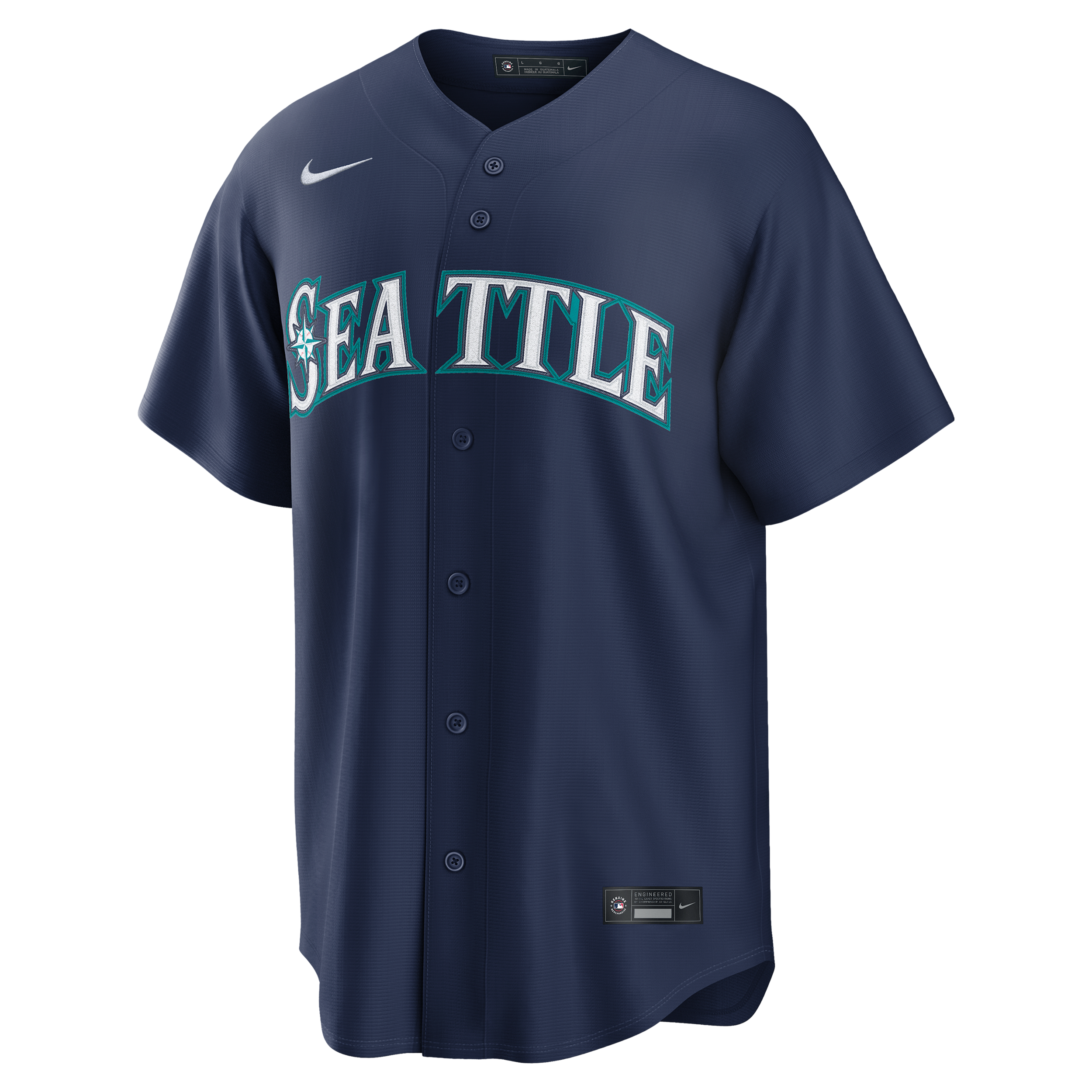 Cal Raleigh Seattle Mariners Nike Men's MLB Replica Jersey in Blue | RP260IEUMV9-AKX