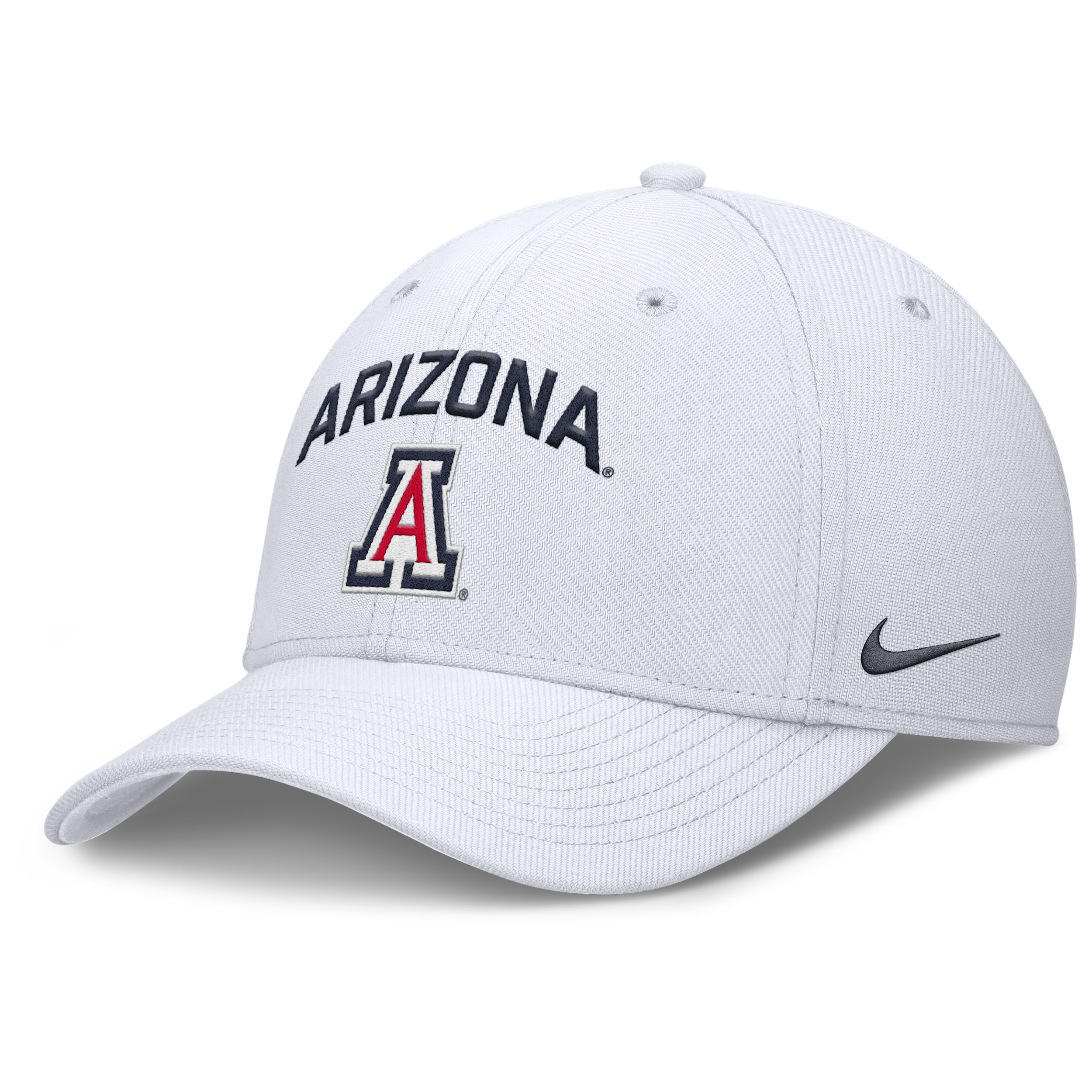 Nike White Arizona Wildcats 2025 On-field Rise Performance Flex Hat In White