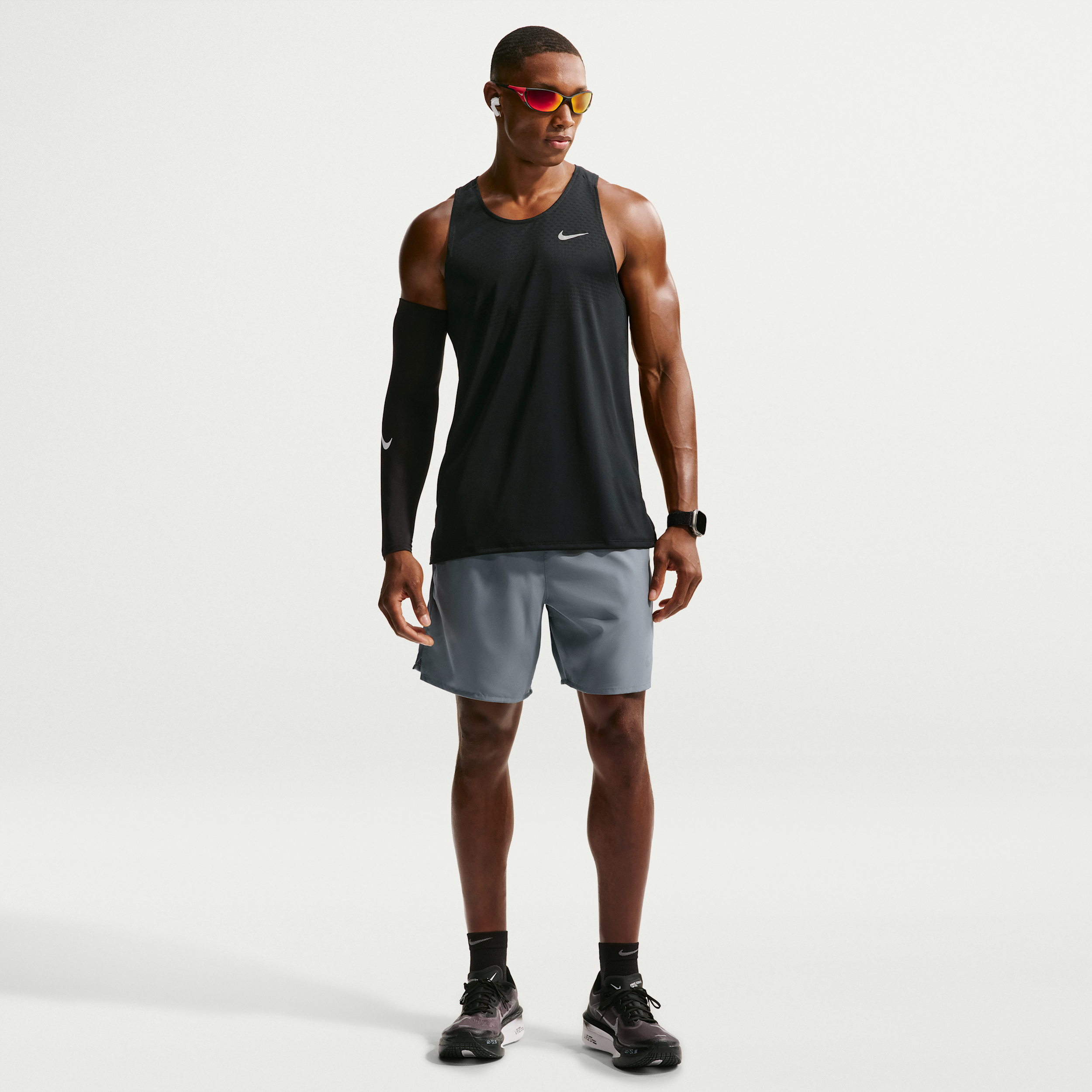 Nike Men's Challenger Dri-FIT 7" Brief-Lined Running Shorts in Grey | DV9359-084