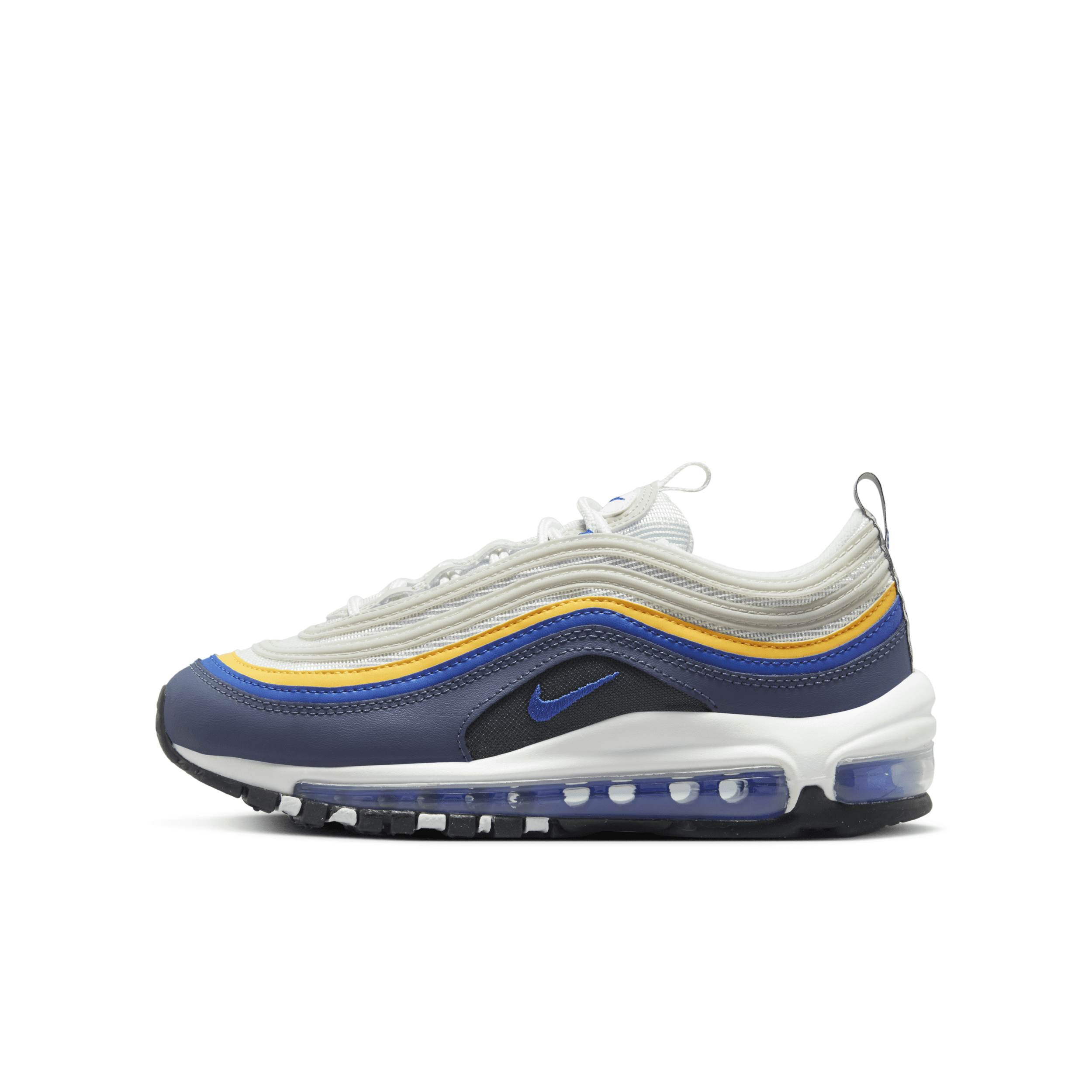 Shop Nike Air Max 97 Big Kids' Shoes In White
