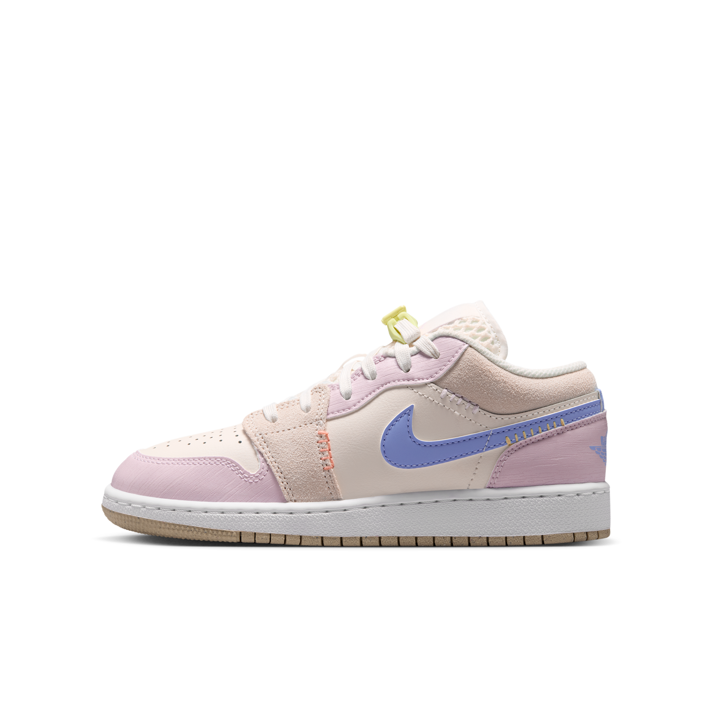 Air Jordan 1 Low Big Kids' Shoes in White | IW2019-141