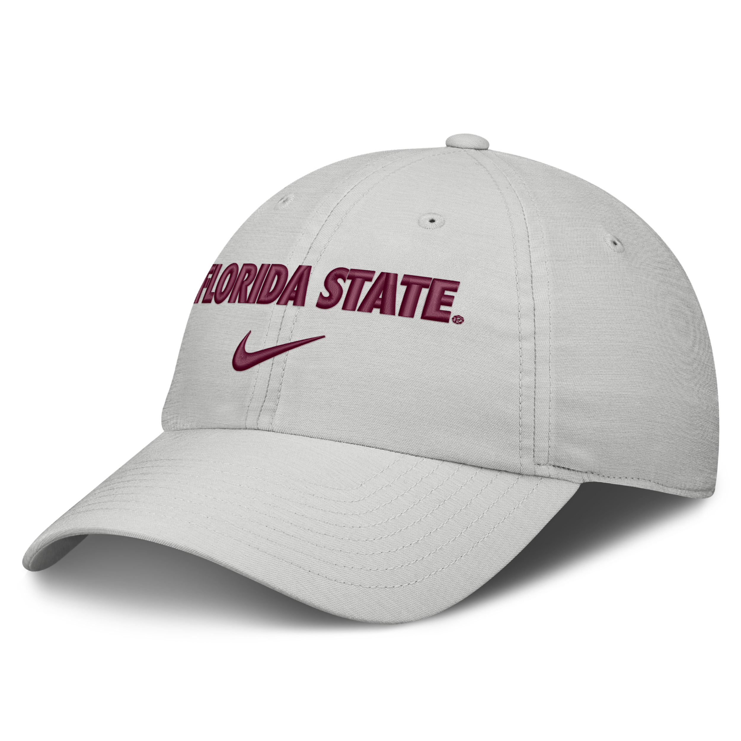 Nike Men's and Women's Gray Florida State Seminoles 2026 On-Field Gameday Club Adjustable Hat - Gray