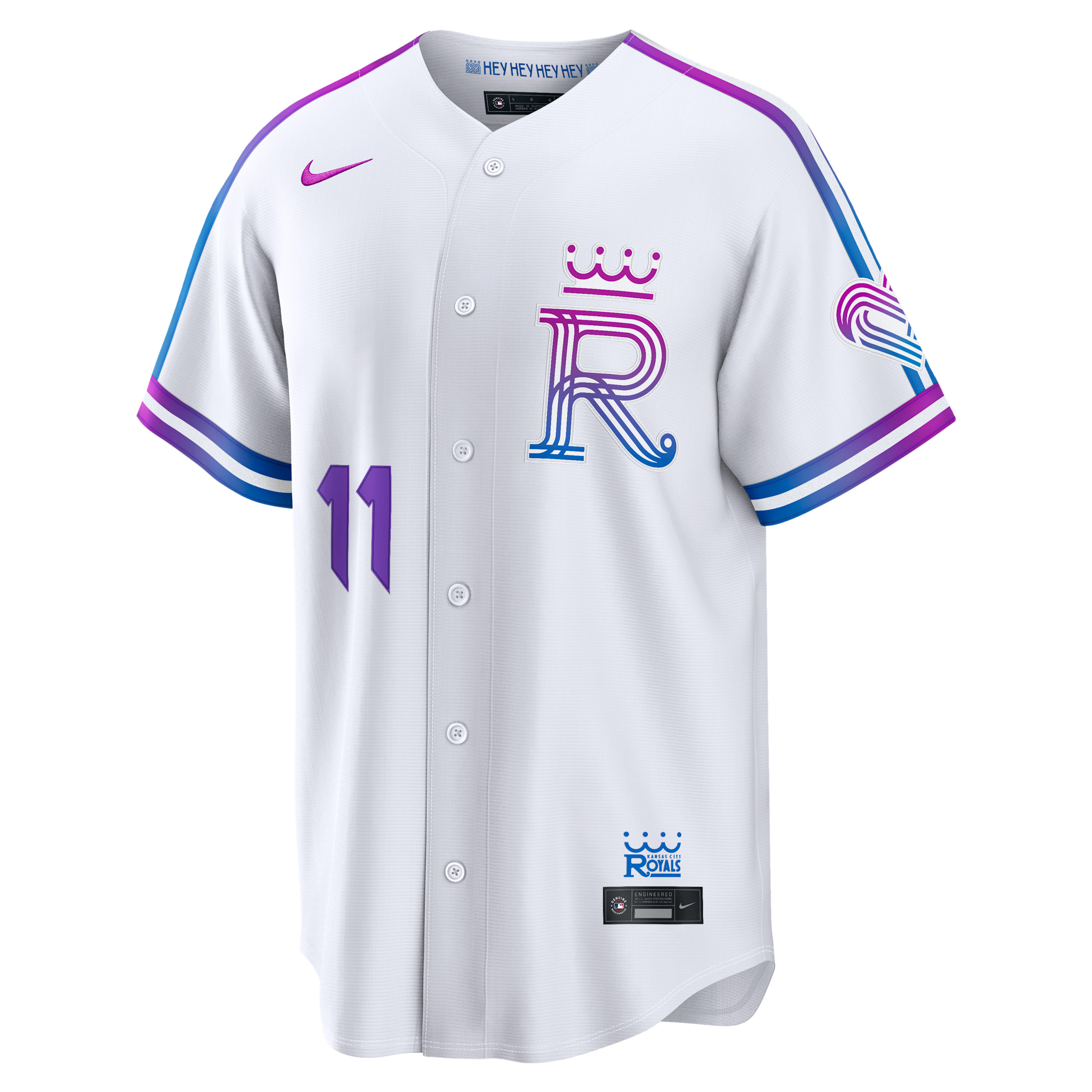 Maikel Garcia Kansas City Royals City Connect Nike Men's MLB Stadium Jersey in White | RE260H3ERO9-8XZ