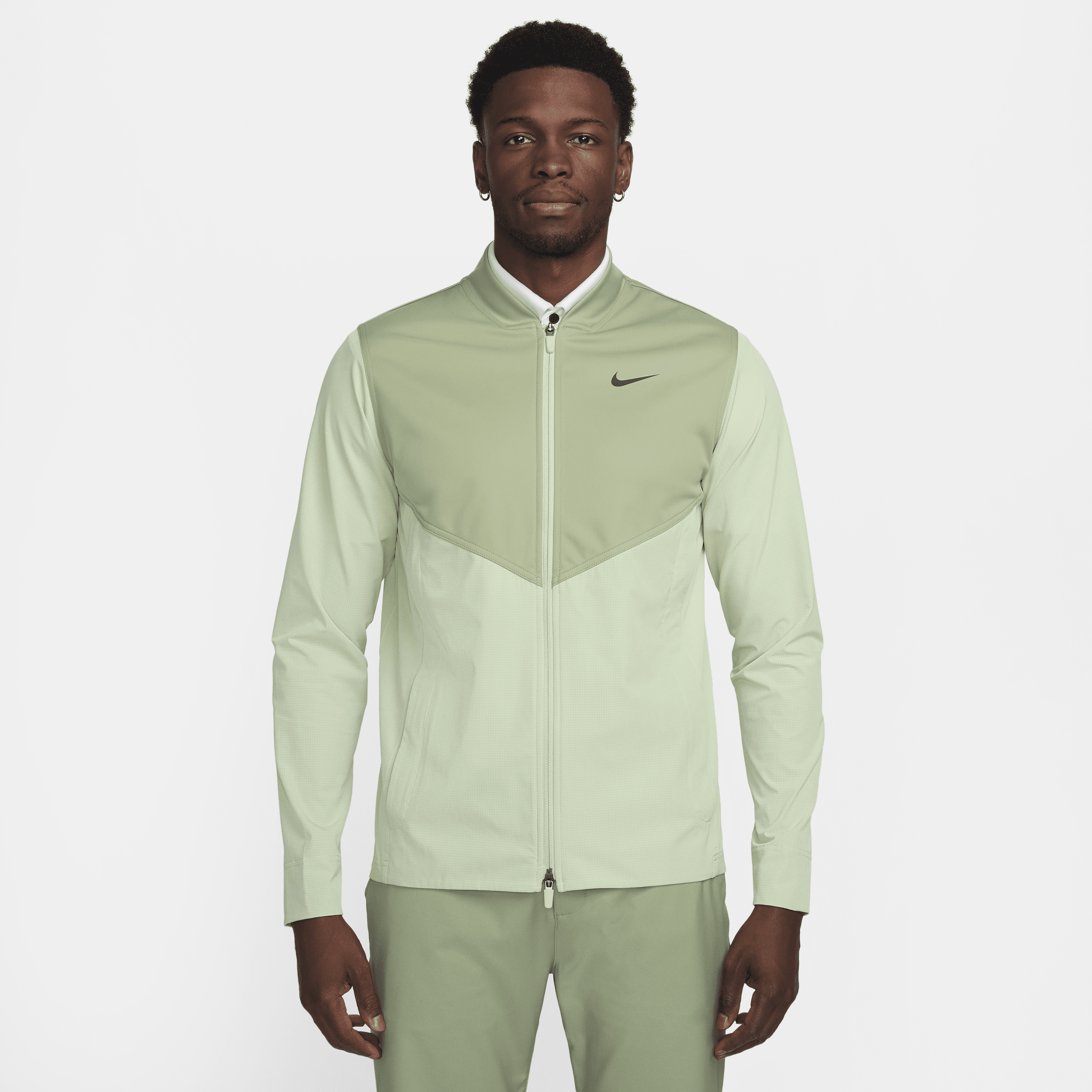 Shop Nike Men's Tour Essential Golf Jacket In Green