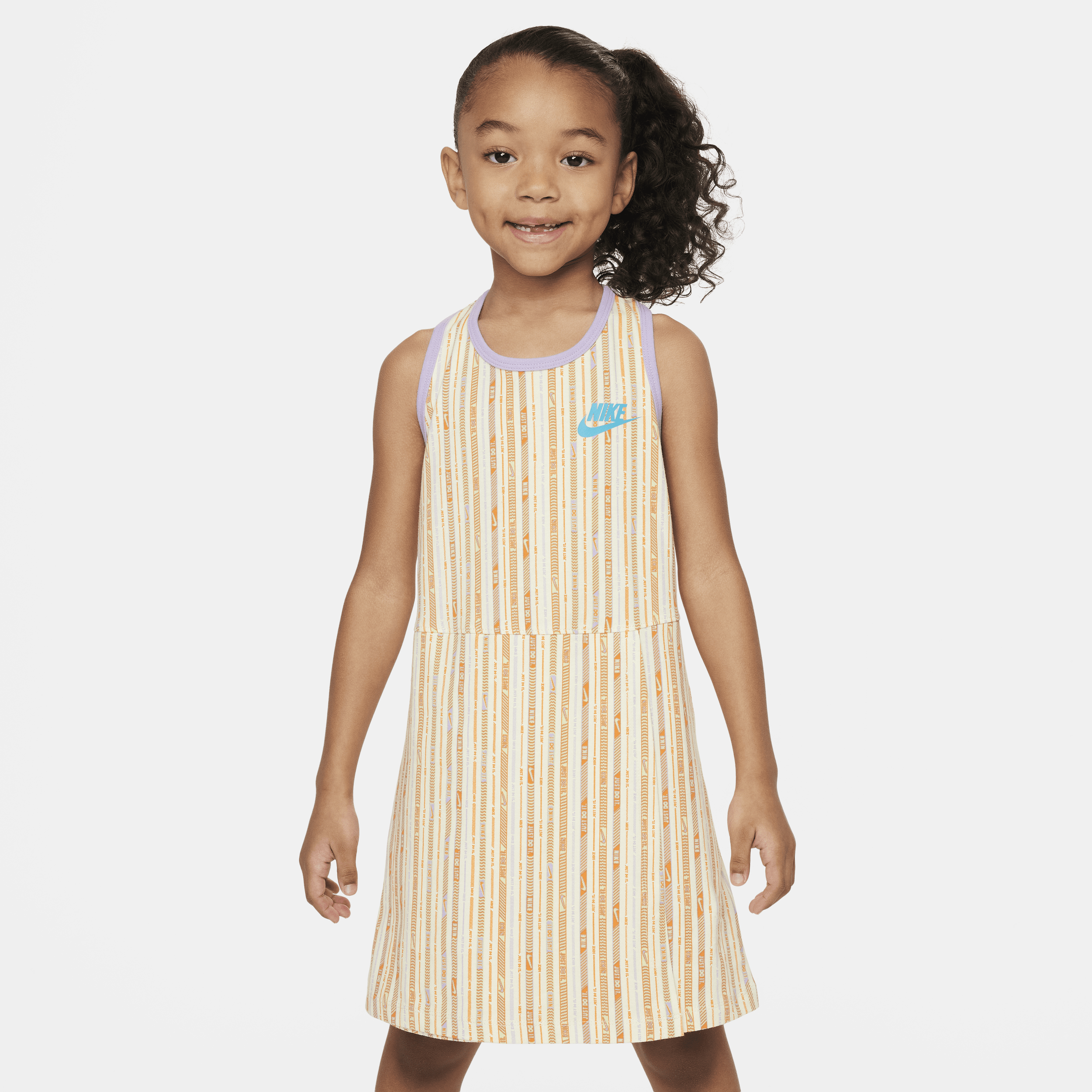 Nike Happy Camper Little Kids' Printed Dress In White