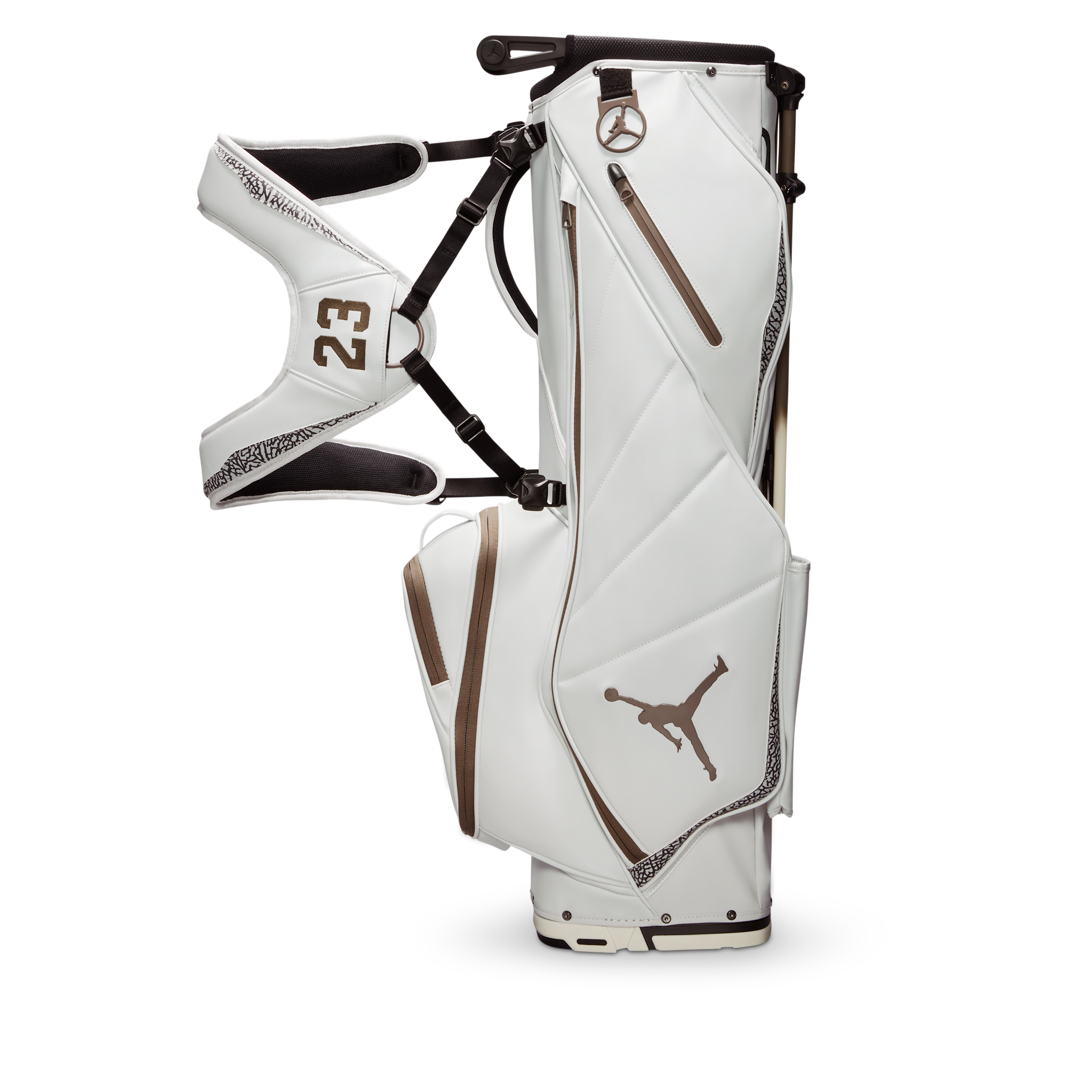 Men’s Jordan Fade Away Luxe 6-Way Golf Bag in Grey | J1008926-017