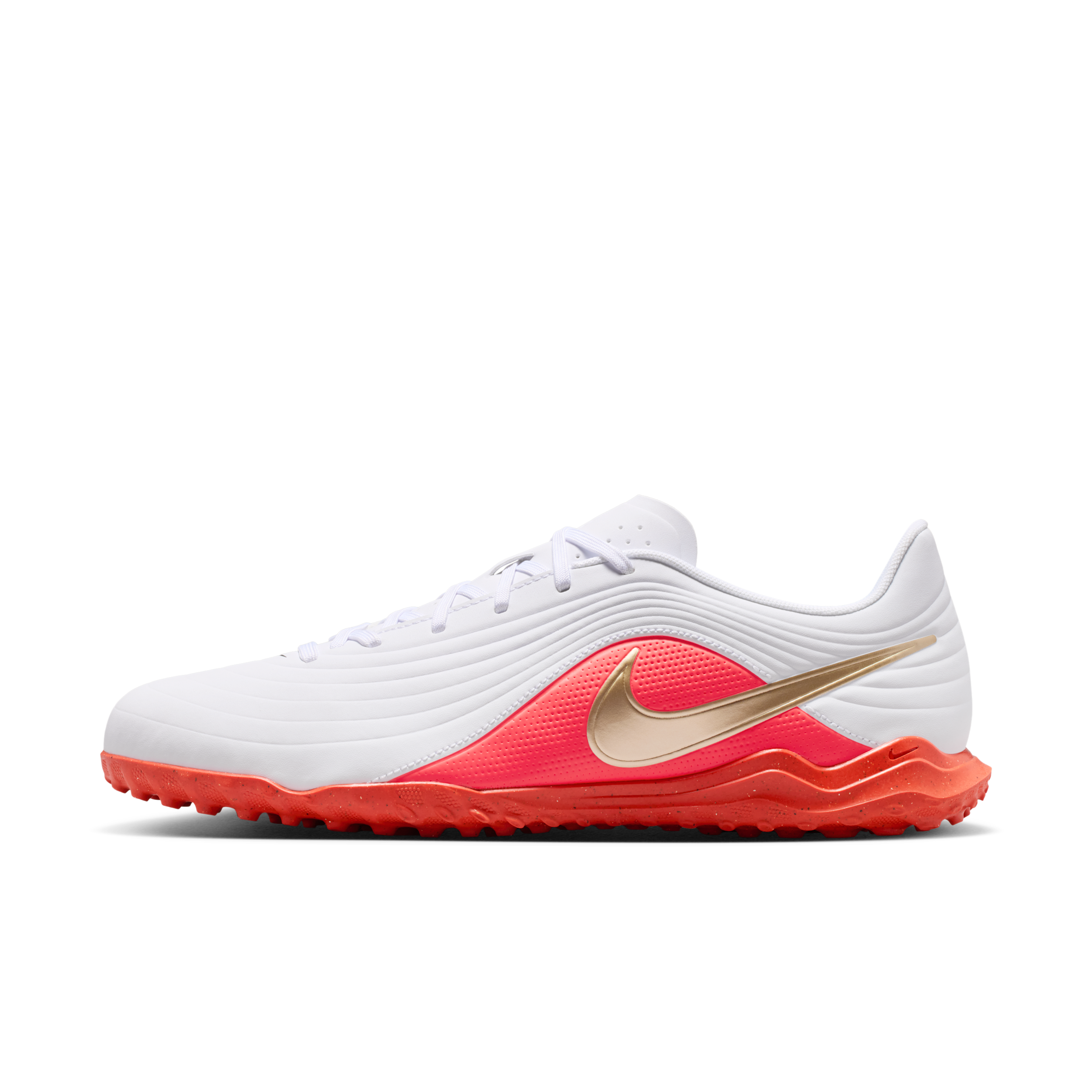 Nike Men's Tiempo Maestro Club Turf Low-Top Soccer Shoes in White | IB4482-100