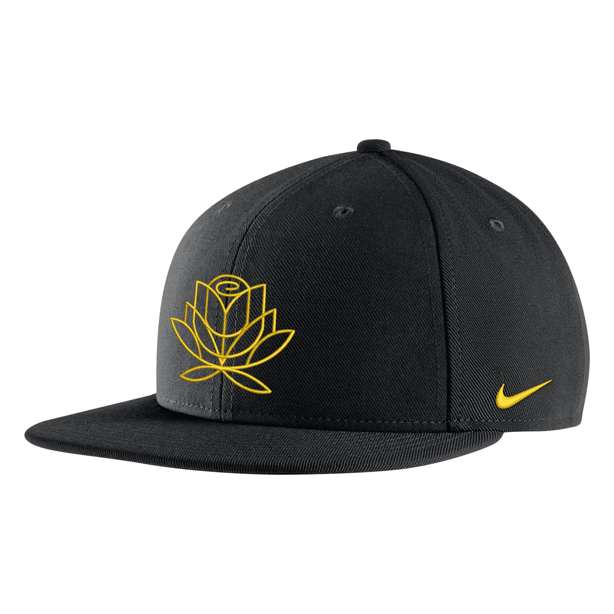 Nike Golden State Warriors City Edition  Men's Nba Snapback Hat In Black