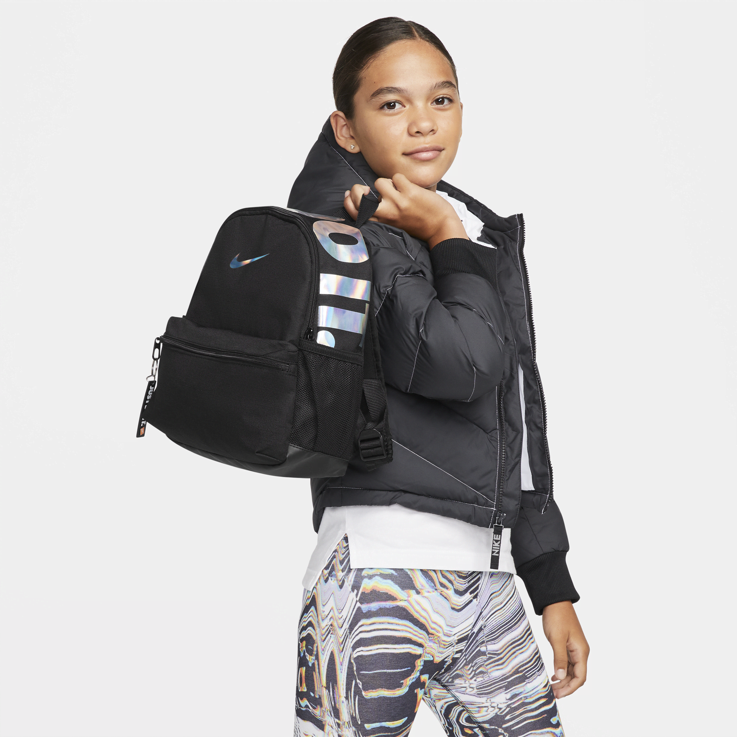 Nike Brasilia Jdi Kids' Backpack (mini) In Black