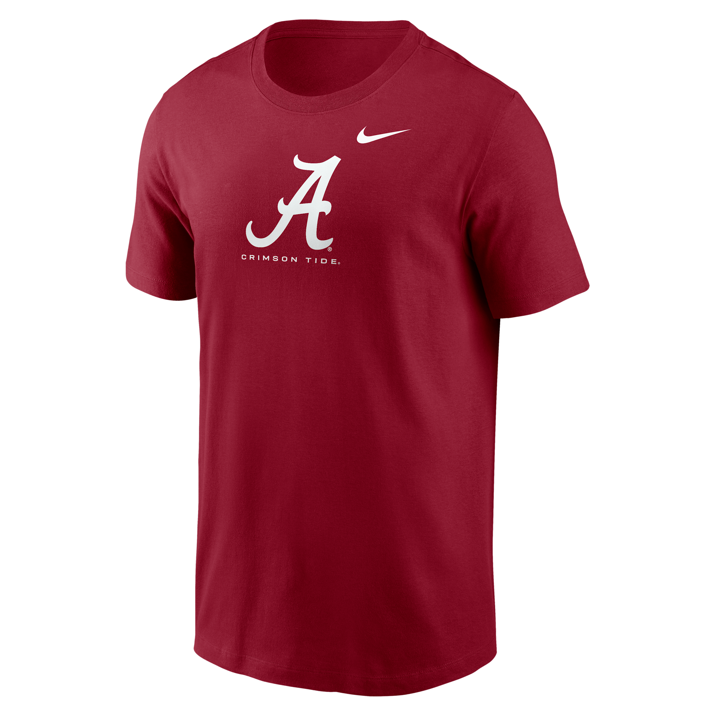 Alabama Courtside Nike Men's Dri-FIT College T-Shirt in Red | 02ET69WABN-L7G