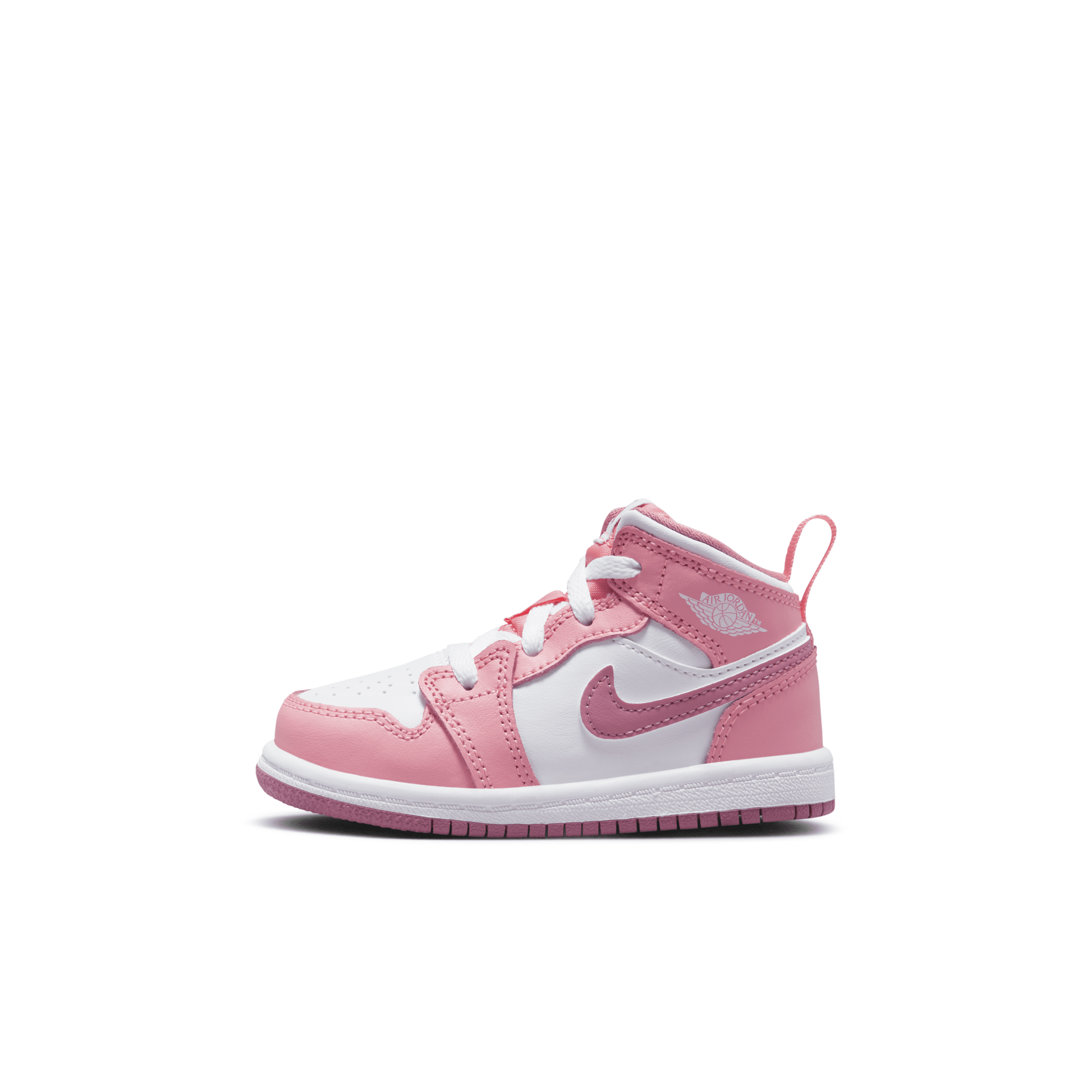 Jordan 1 Mid Baby/toddler Shoes In Pink