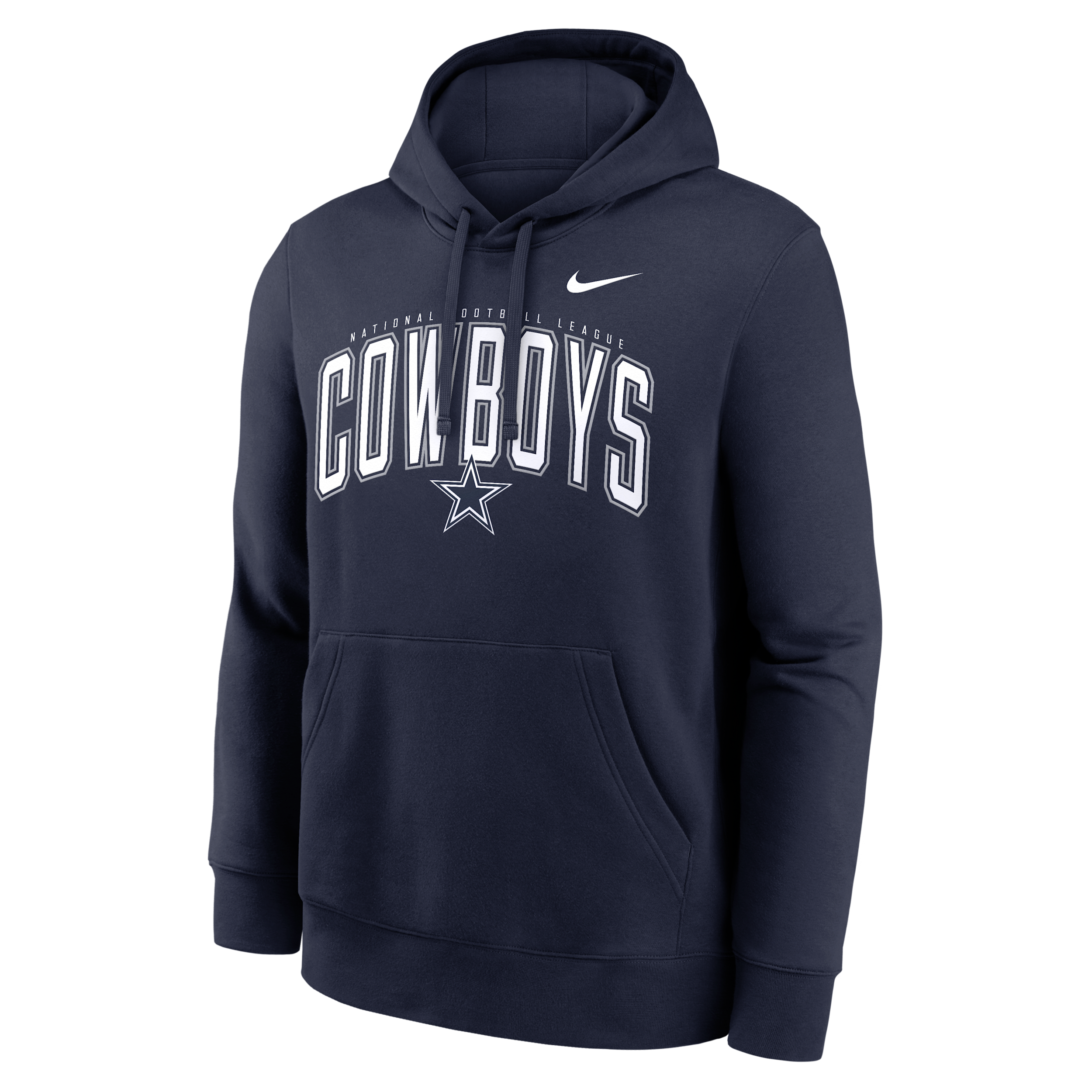 Nike Men's Navy Dallas Cowboys Expect Victory Club Fleece Pullover Hoodie - Navy